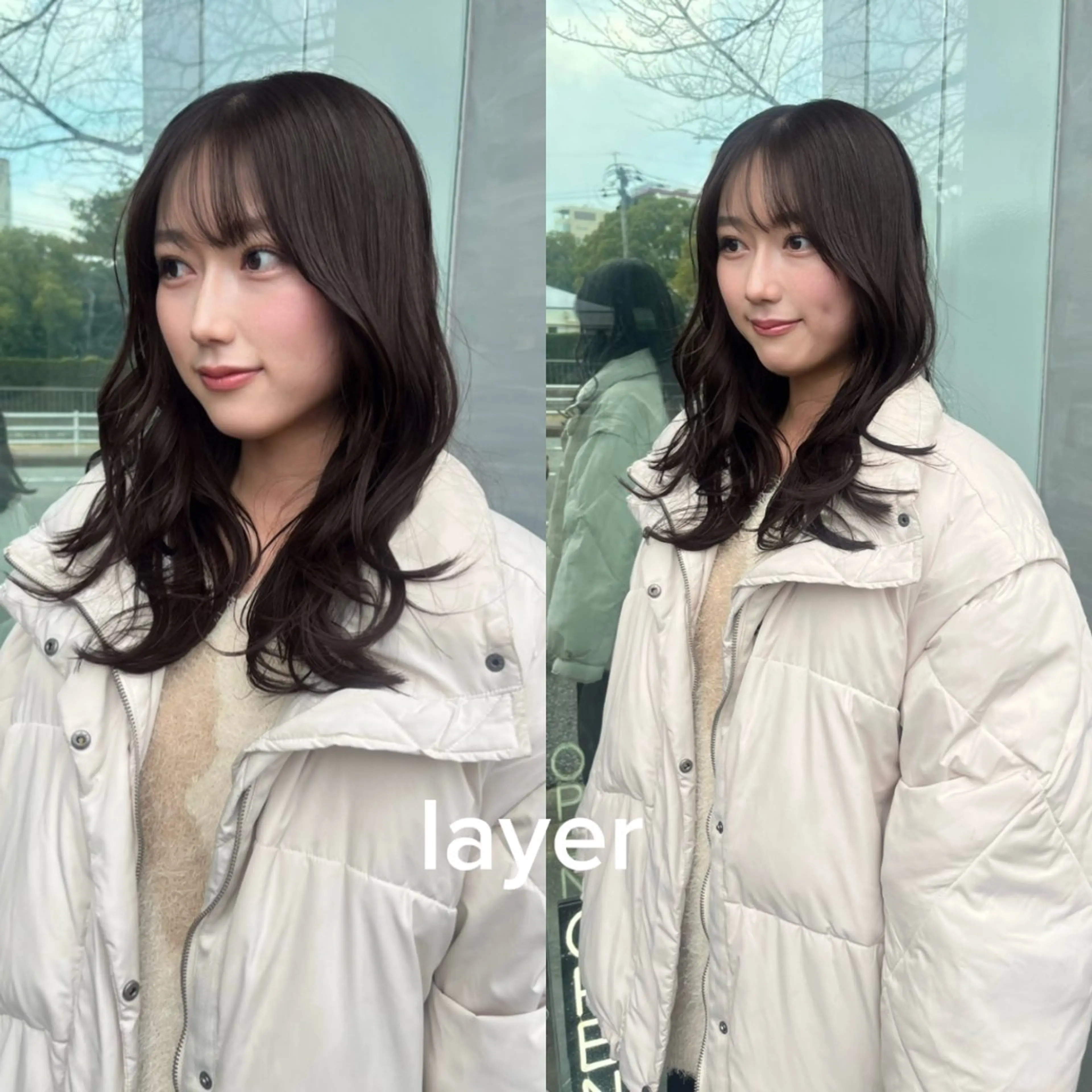 【ミニモ学割限定🎀】似合わせカット＋透け感ワンカラー＋トリートメント(実習に向けたカラーやレイヤーカットなど🏷️)の写真