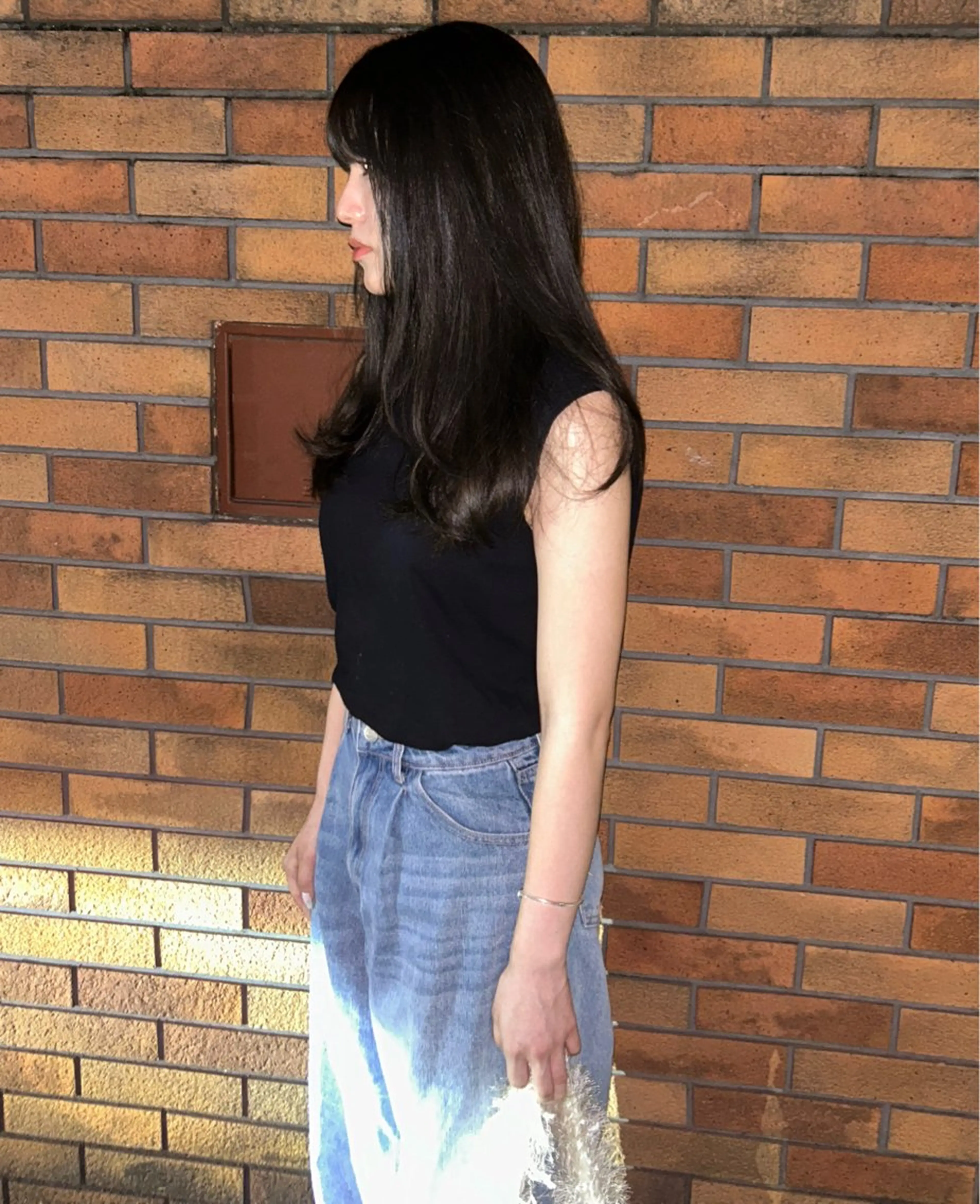 ロング カラー ブラウンカラー ヘアカラー gemhair&makeup所属・Fuka／艶カラー ／ケアカラー／パーマのヘアスタイル