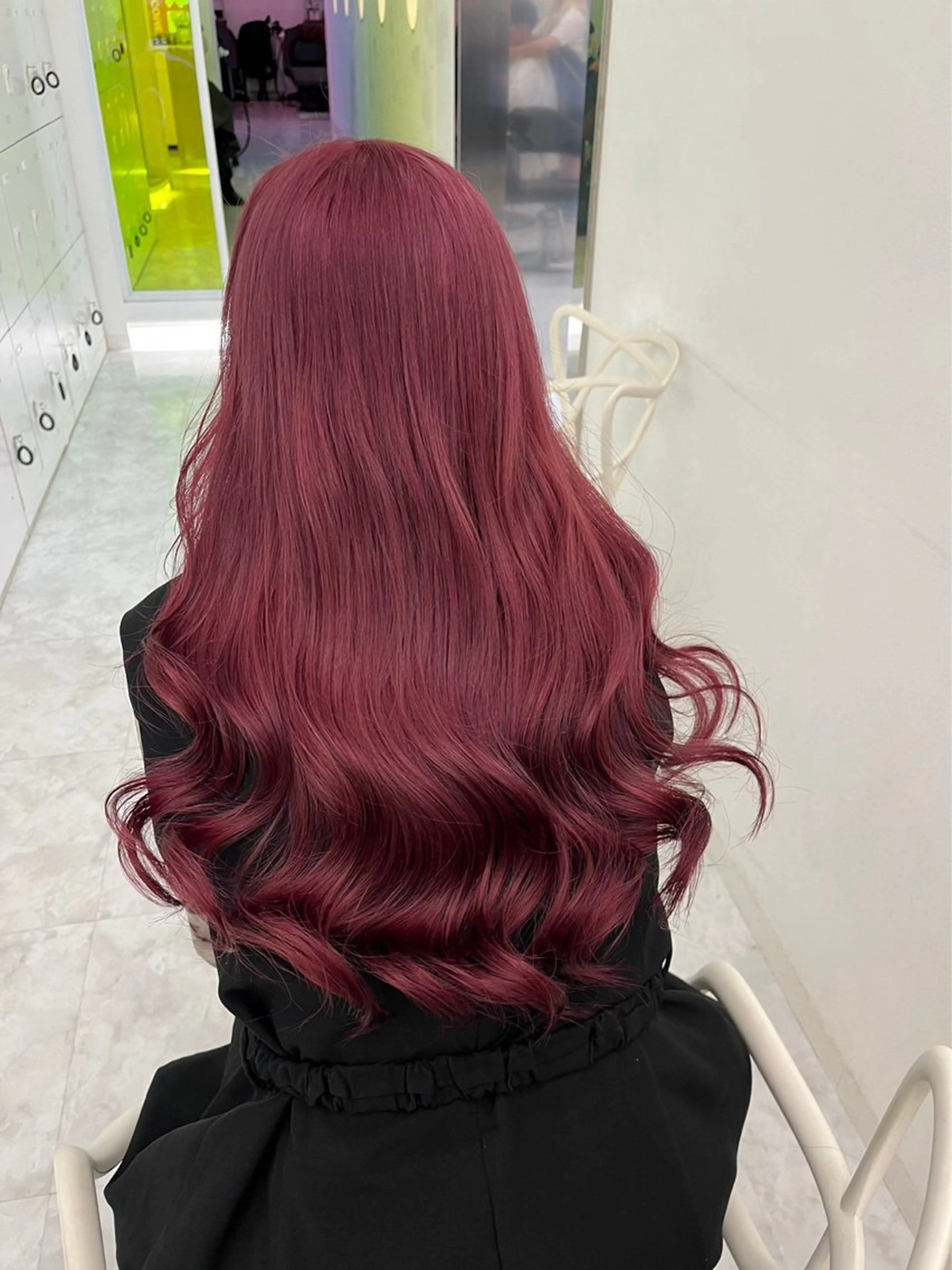 ロング カラー ヘアアレンジ ヘアカラー 🎀 yuuka🎀のヘアスタイル