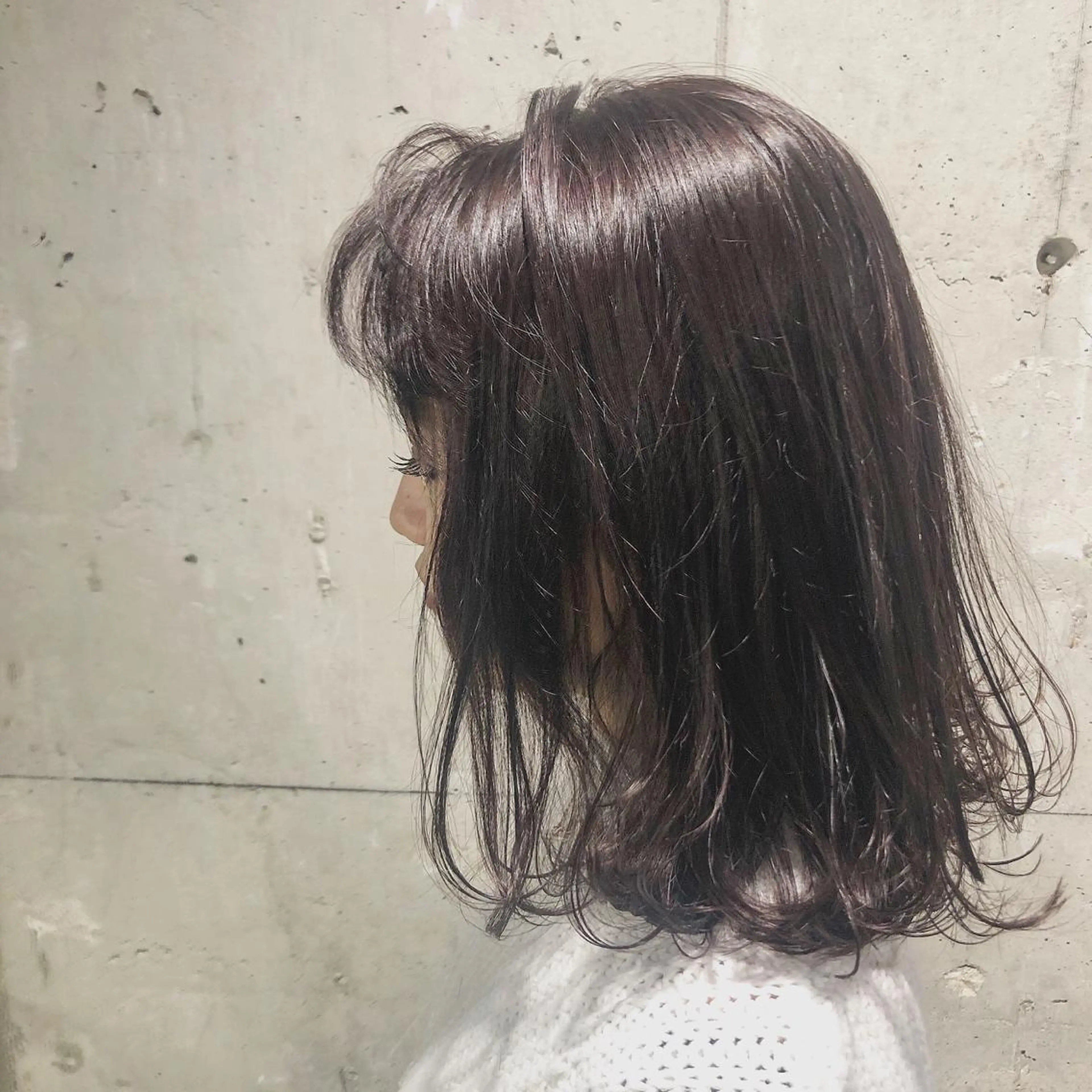 ミディアム カラー YU-KA ✂︎ROSSOのヘアスタイル