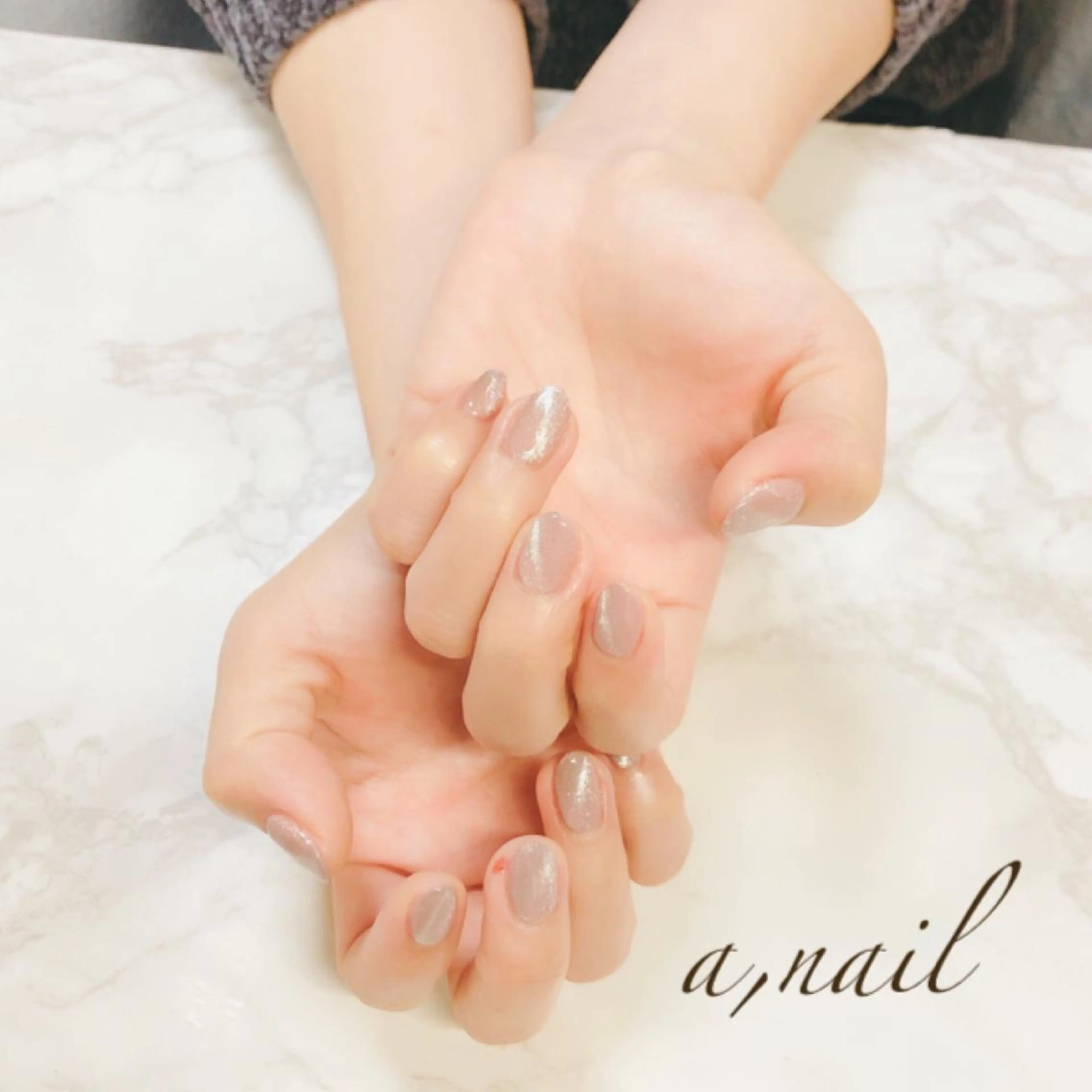ネイル フットネイル ジェルネイル グラデーション マグネットネイル オフィスネイル ハンドネイル ネイルサロン エーネイルのネイルデザイン