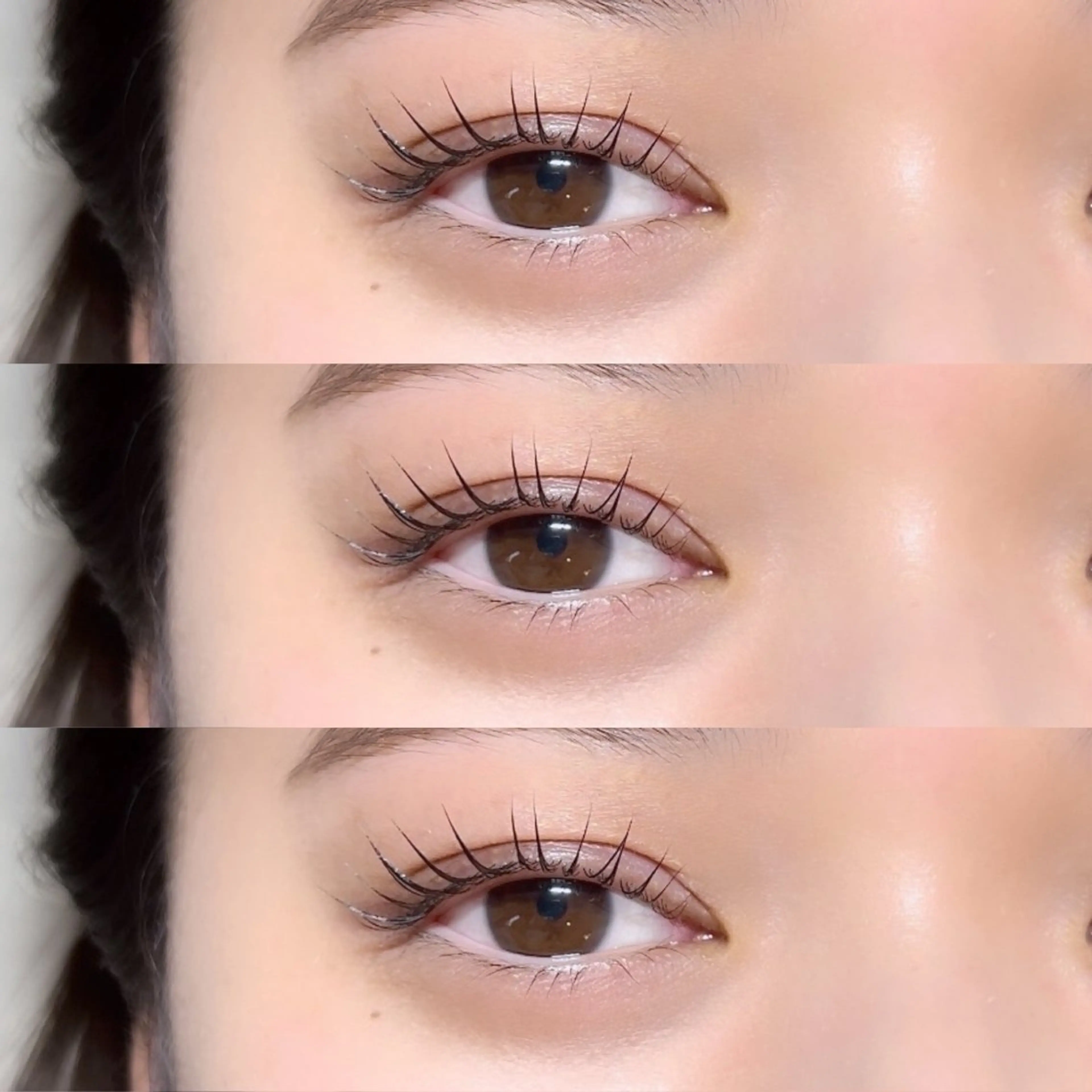 マツエク・マツパ パリジェンヌラッシュリフト ESUGA SENAのマツエク・マツパデザイン