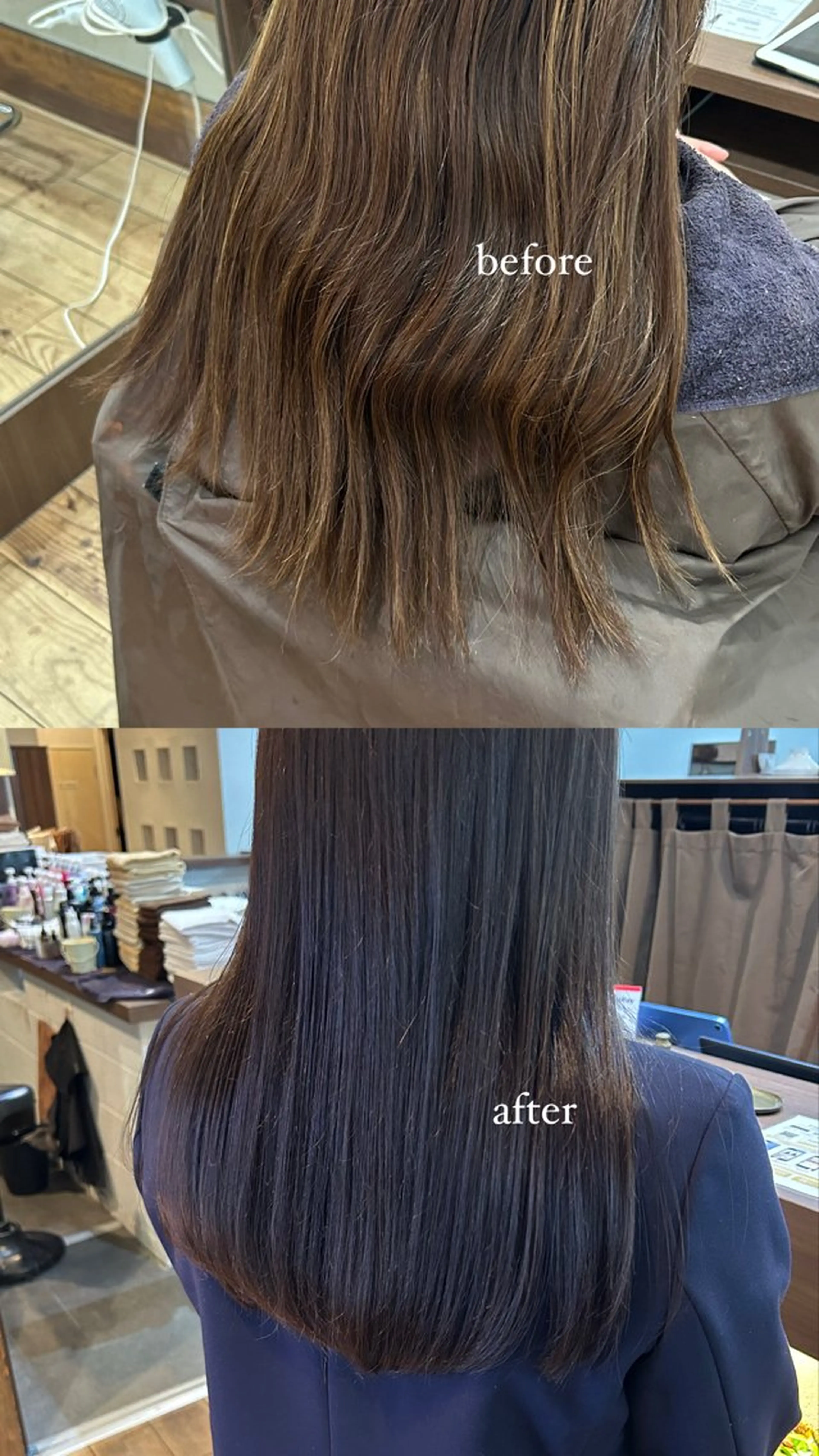 ロング カラー 透明感カラー さかい しいなのヘアスタイル