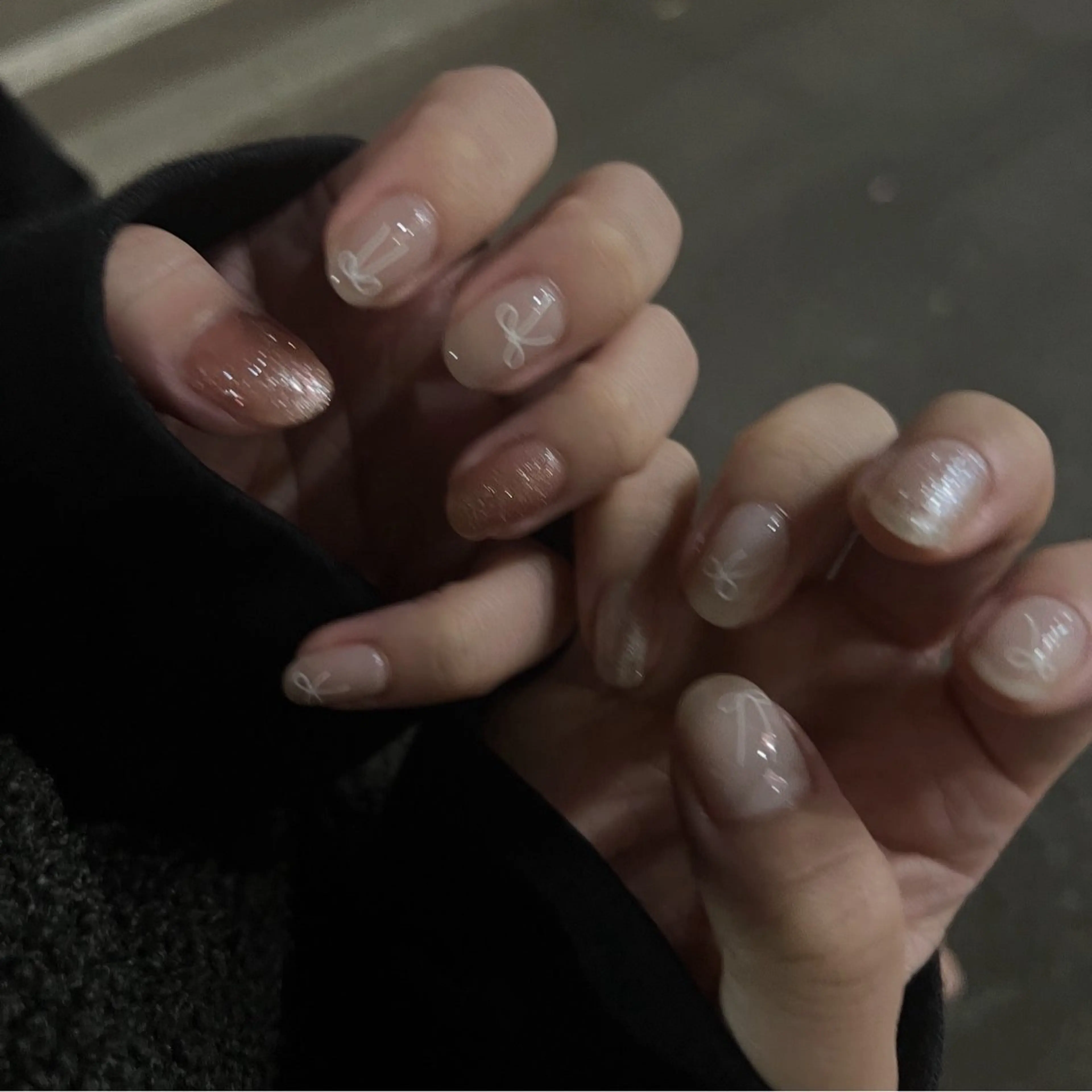 ネイル フラッシュネイル マグネットネイル urun eriのネイルデザイン