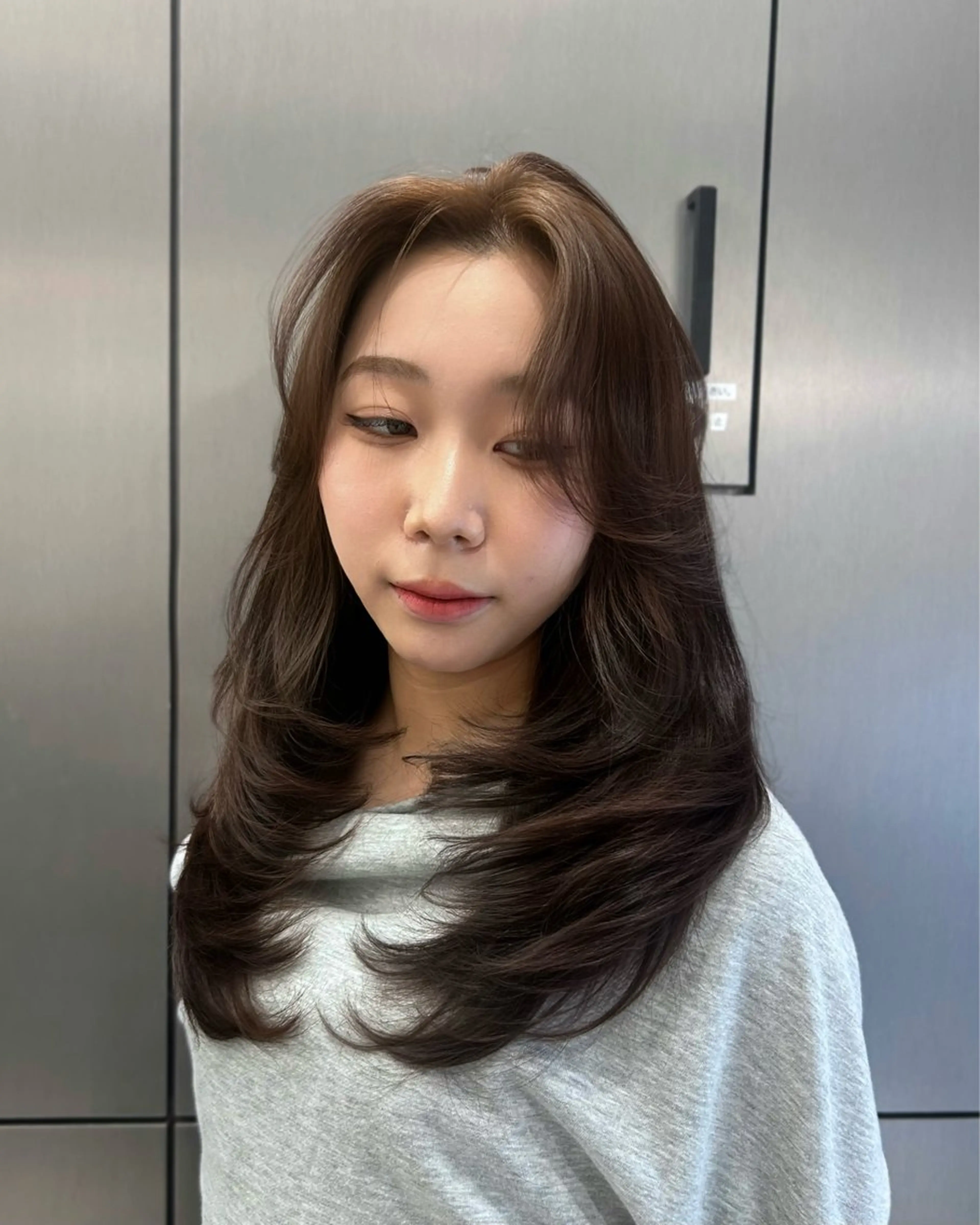 ロング レイヤーカット カット ヘアカラー トリートメント 大人レイヤー/艶美髪 🇺🇸TOMONAのヘアスタイル