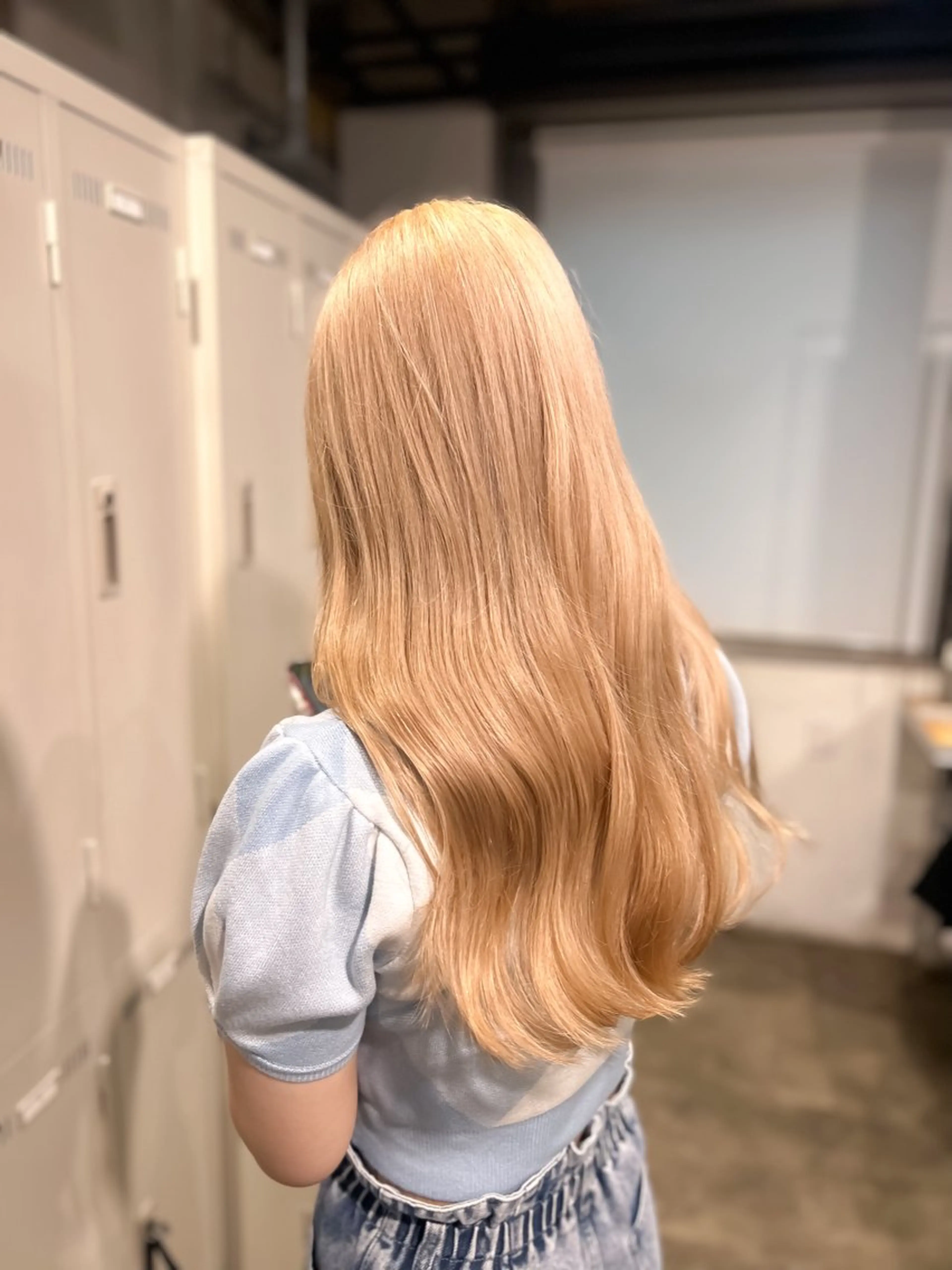 ロング カラー ブリーチ ブロンド ケアブリーチ ハイトーンカラー ヘアカラー トリートメント ヘアセット 🫧ハイトーン🫧 TOPstylistのヘアスタイル