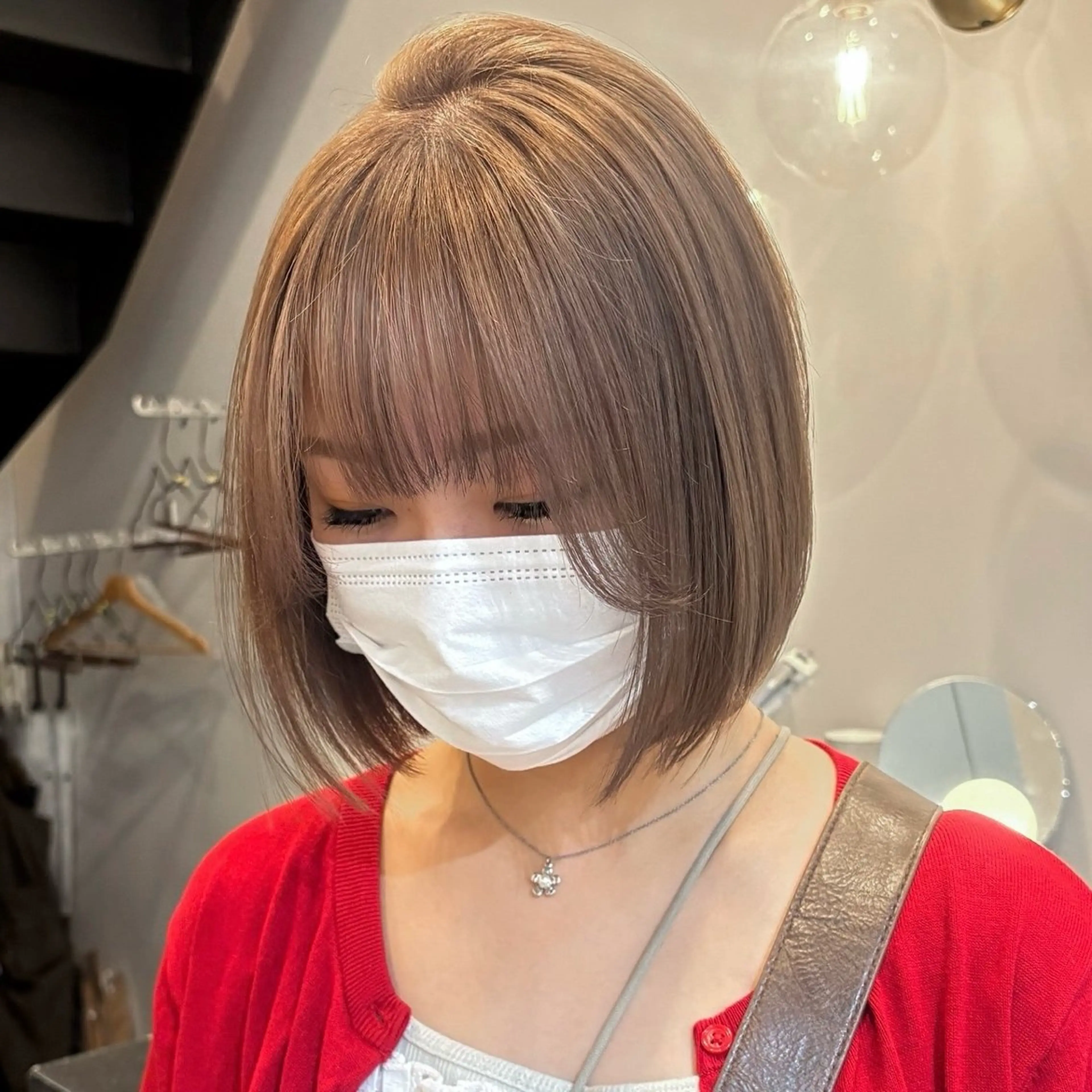 ショート ヘアカラー みさき/レイヤー/ハ イトーン指名No.1のヘアスタイル