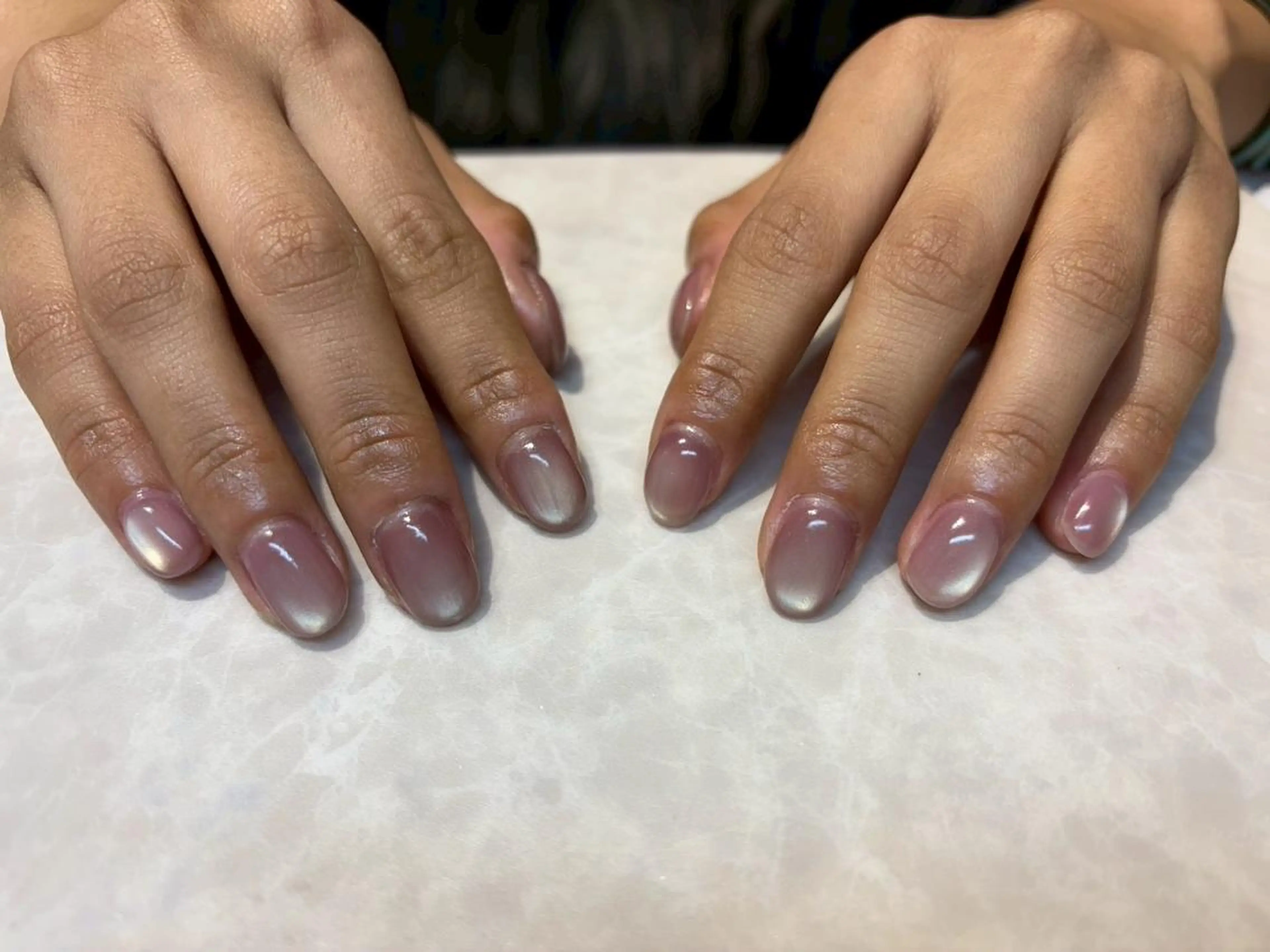 ネイル アートネイル 韓国ネイル マグネットネイル 持ち込み ニュアンスネイル ハンドネイル Allma Nailのネイルデザイン