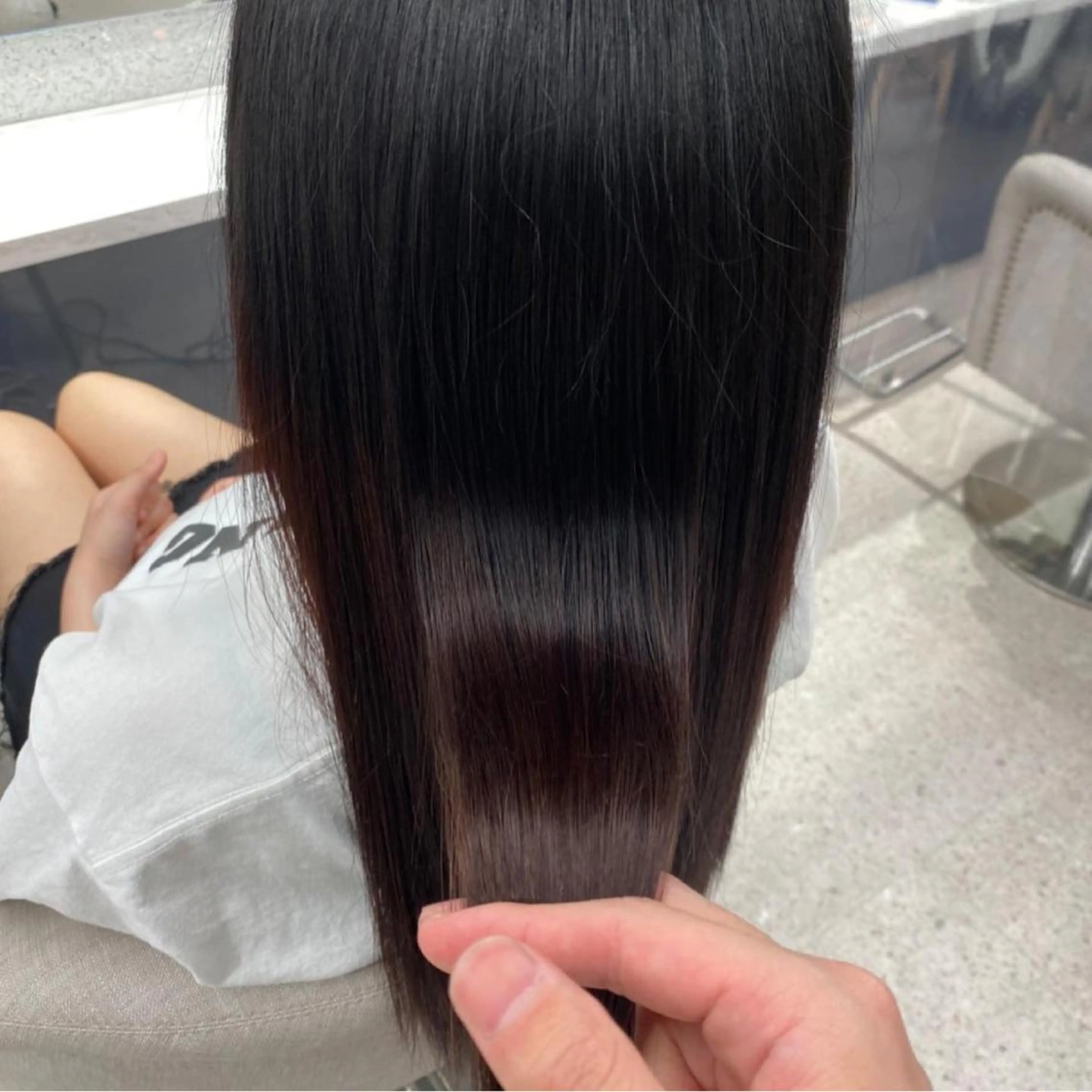 ロング 河内 大慎のヘアスタイル