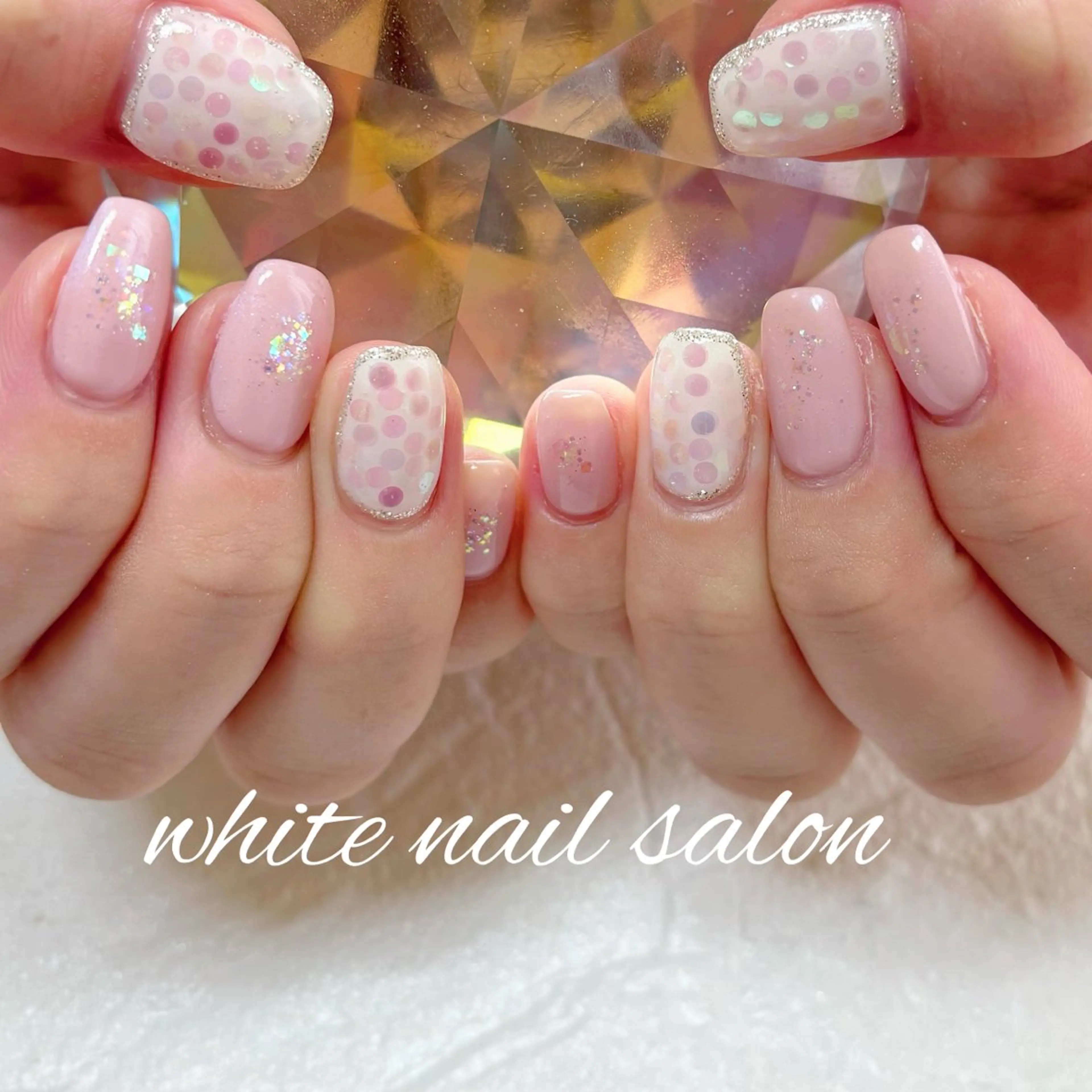 ネイル フットネイル ハンドネイル white nail salonのネイルデザイン