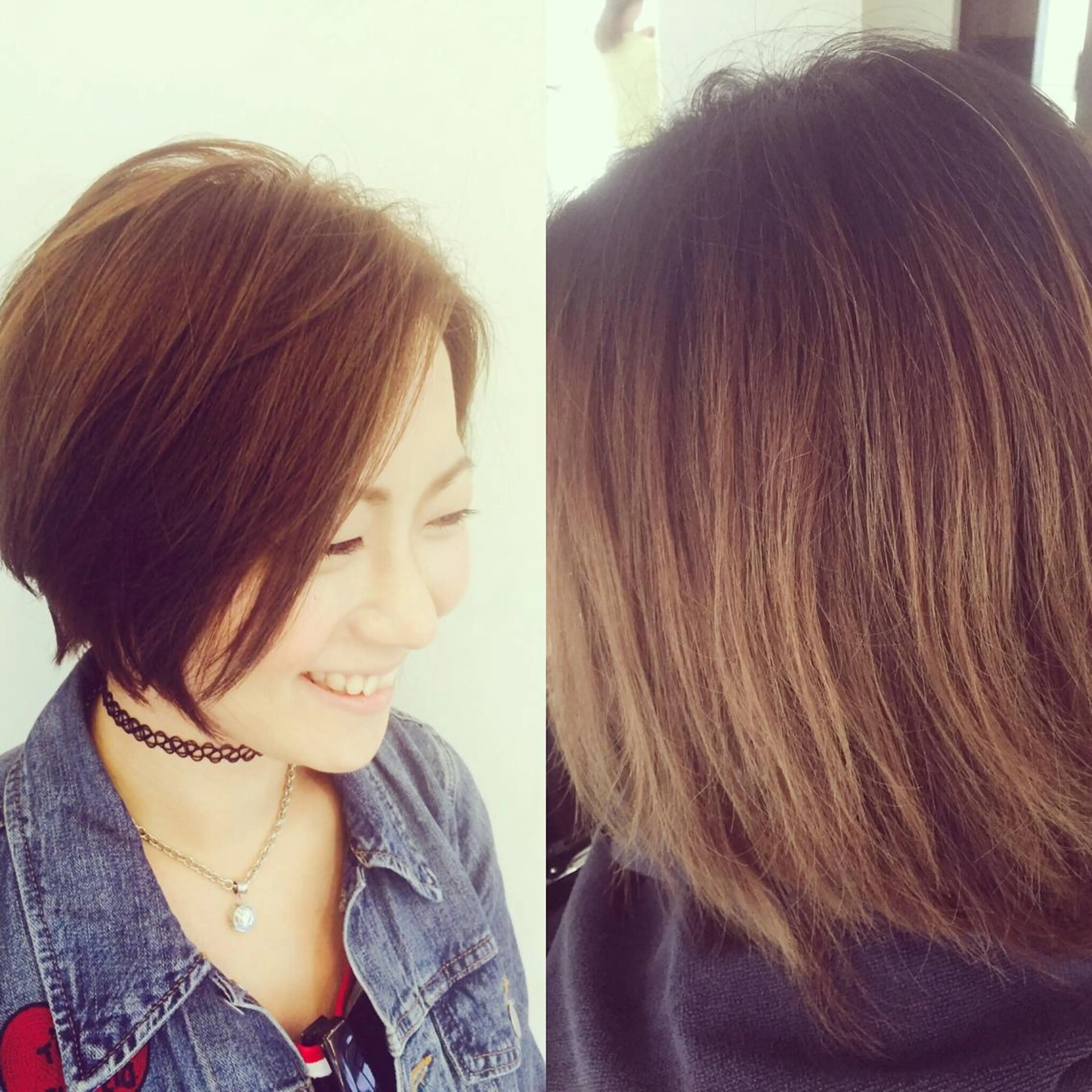 ショート カラー アッシュ ベージュカラー グラデーションカラー ボブ arte pelo所属・杉浦 彰紀のその他イメージ