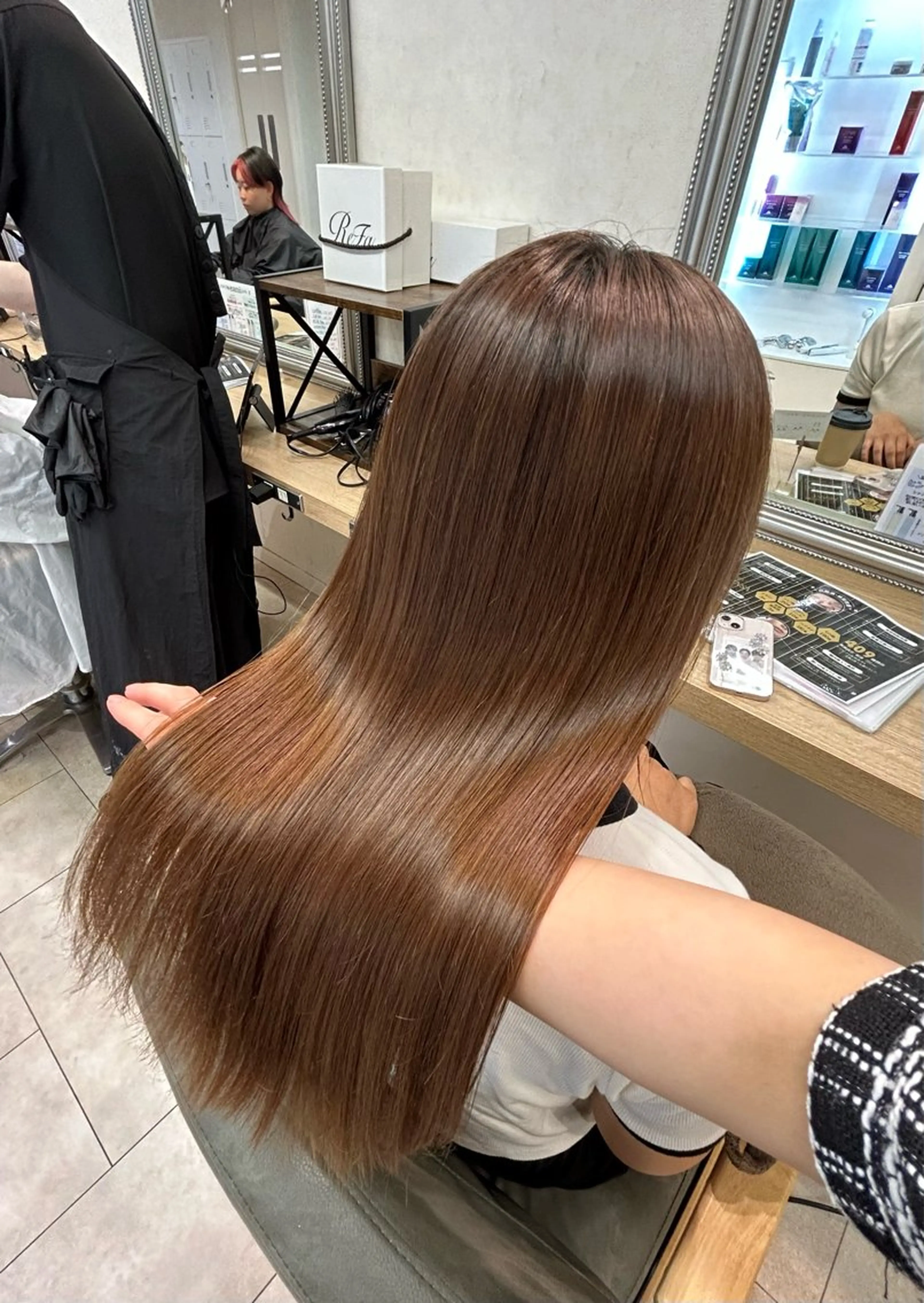 縮毛矯正【ストレートパーマ】+アクアトリートメント👩🏼✨大得意です🫶🏻の写真