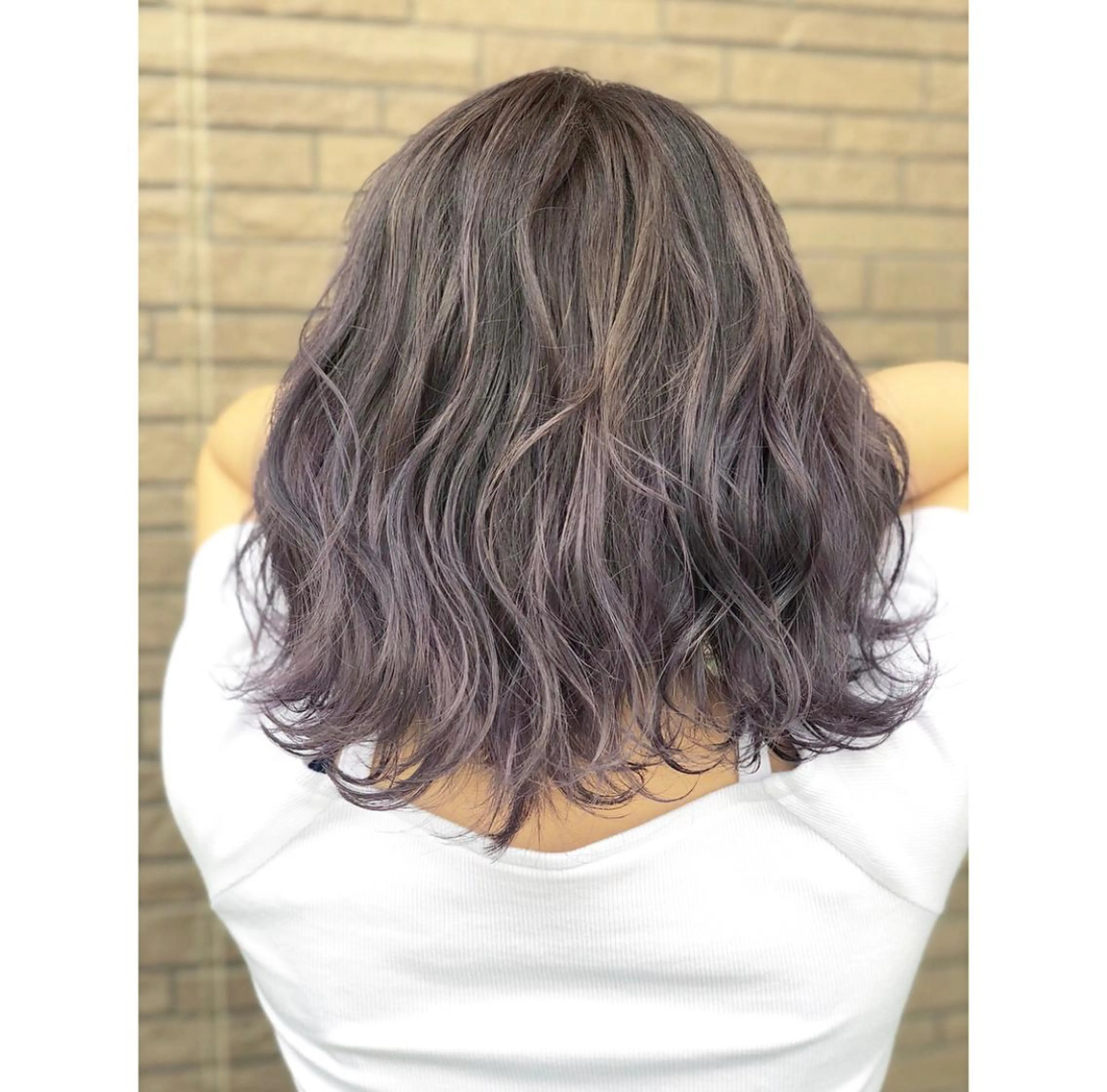 ショート カラー ヘアアレンジ バレイヤージュ デザインカラー グラデーションカラー ハイライトカラー ハイトーンカラー アンドウ ユウ/ レイヤーカット/韓国のヘアスタイル