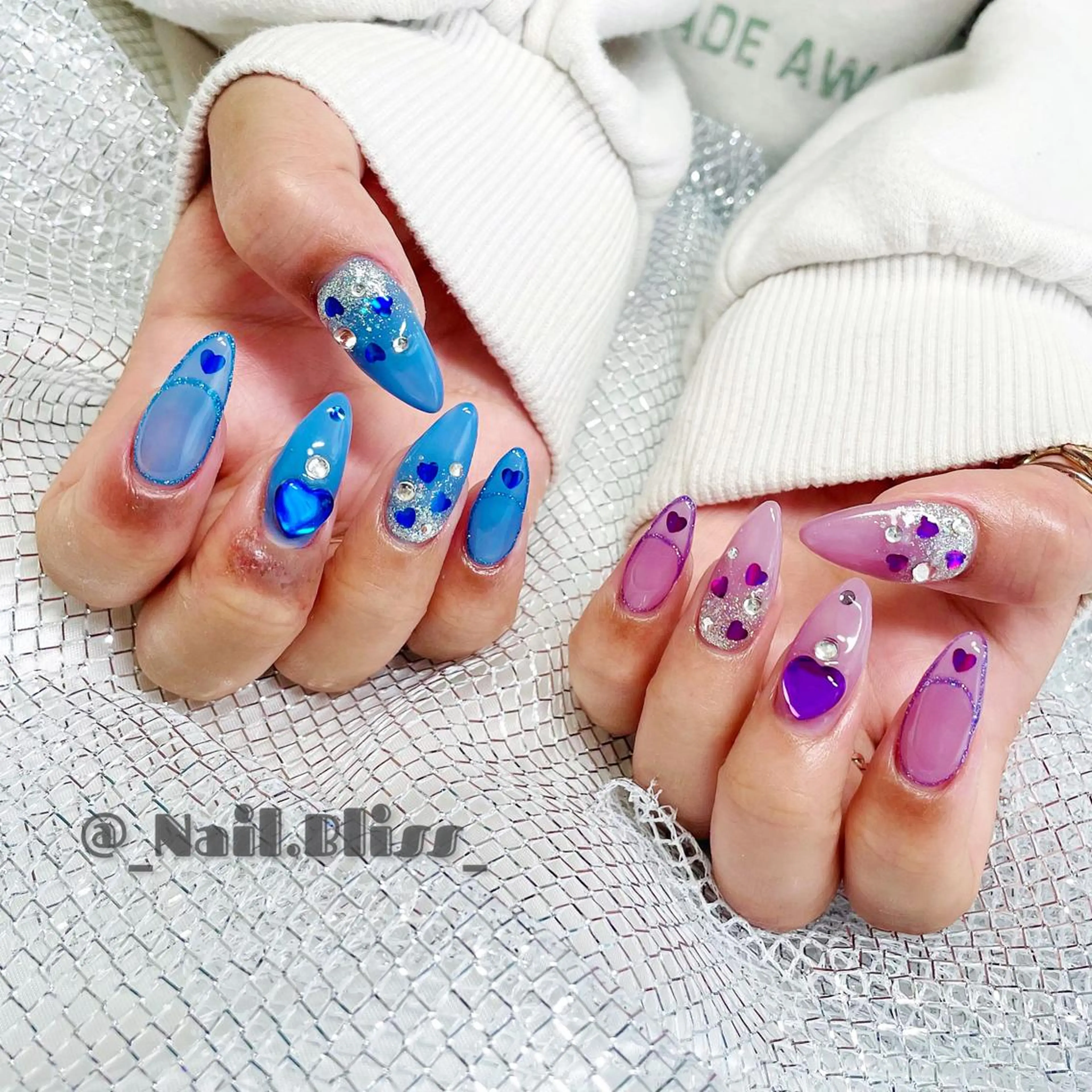 ネイル フレンチネイル ハンドネイル NAIL BLISSのネイルデザイン