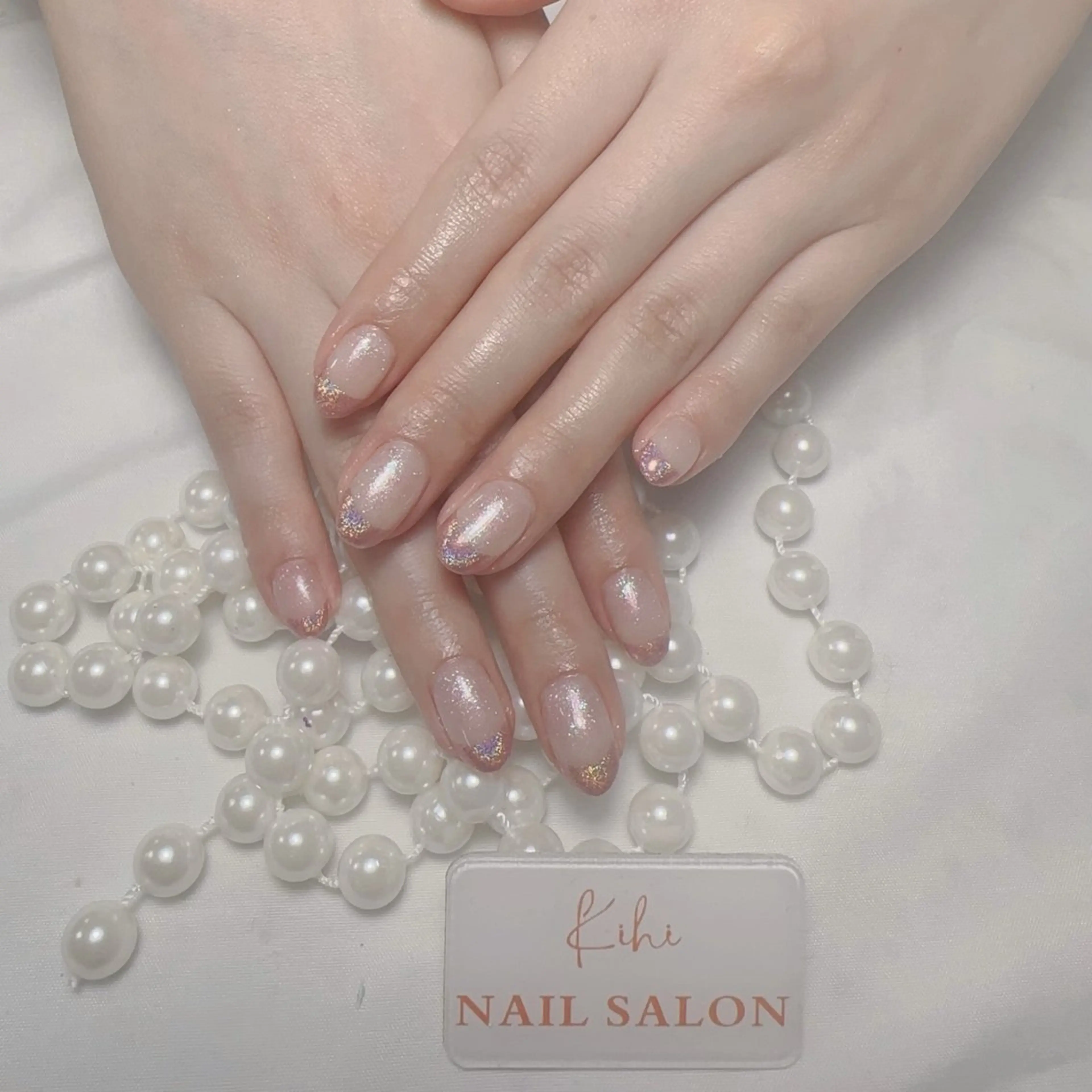 ネイル アートネイル フレンチネイル ジェルネイル グラデーション 韓国ネイル ハンドネイル 💕鈴木ユリ パラジェル/オフ無料のネイルデザイン