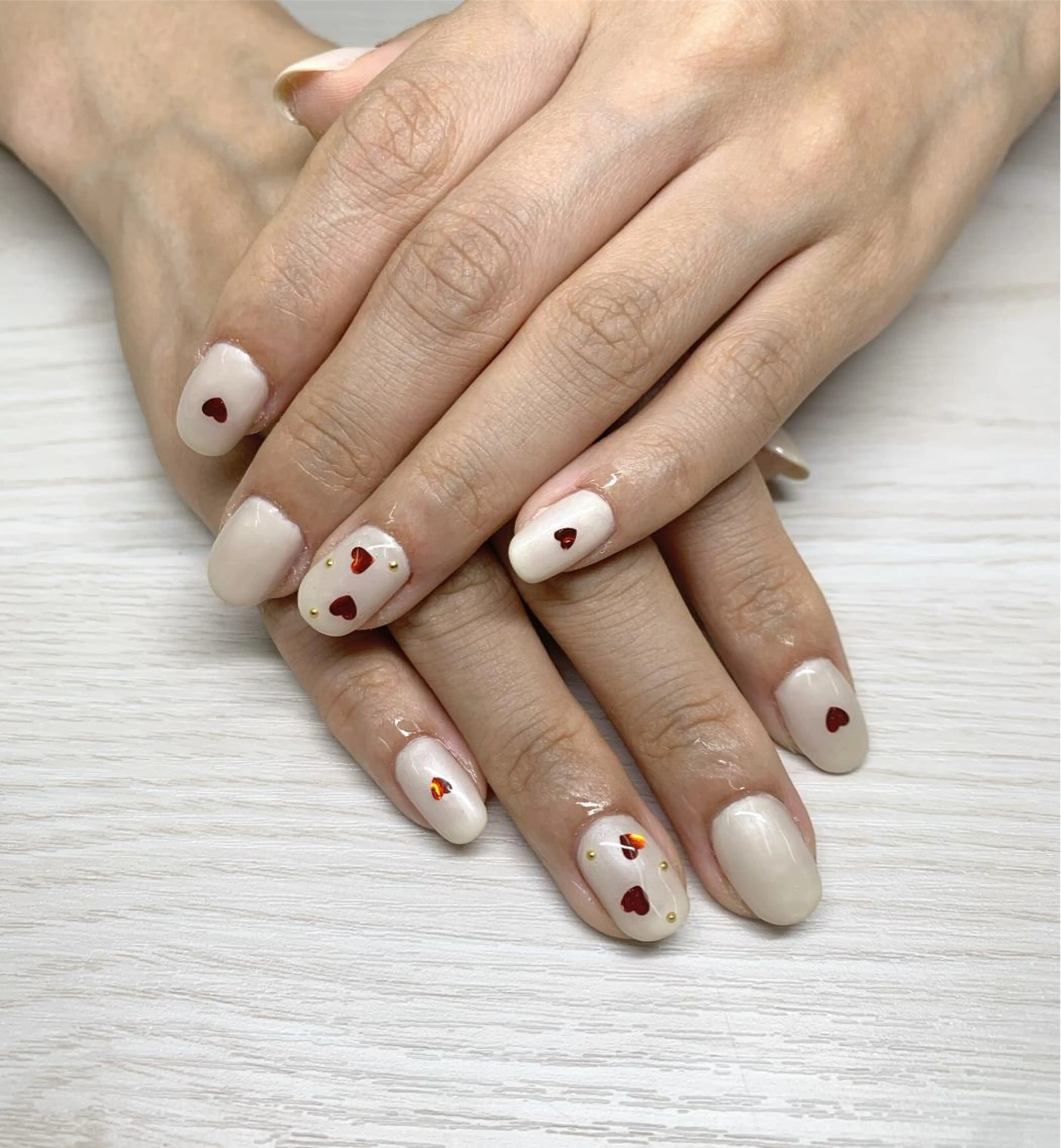 ネイル ハート zina 千葉2nd NONのネイルデザイン