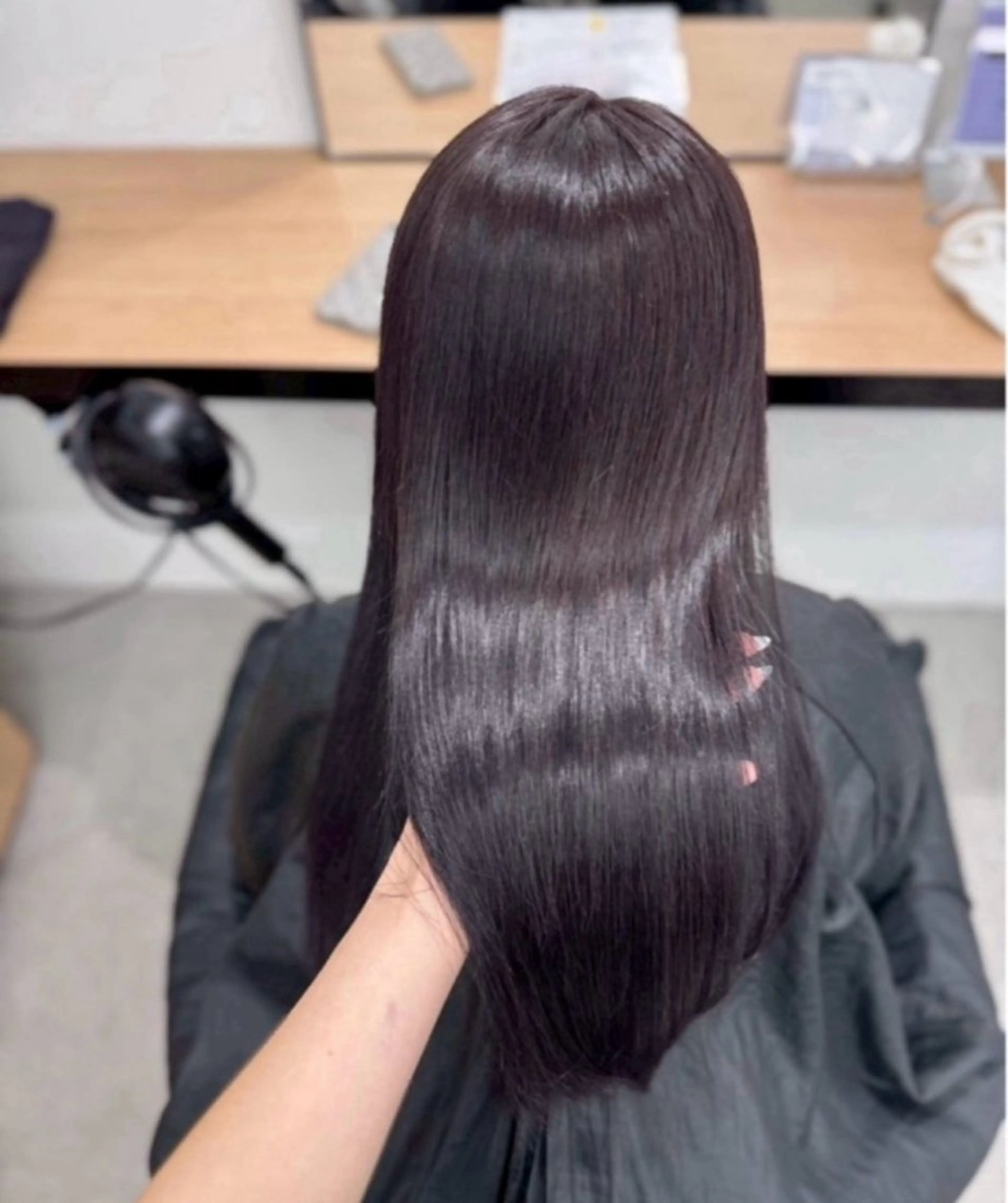 ロング ヘアカラー miku/ラベンダー 透明感カラー🪻❤︎のヘアスタイル