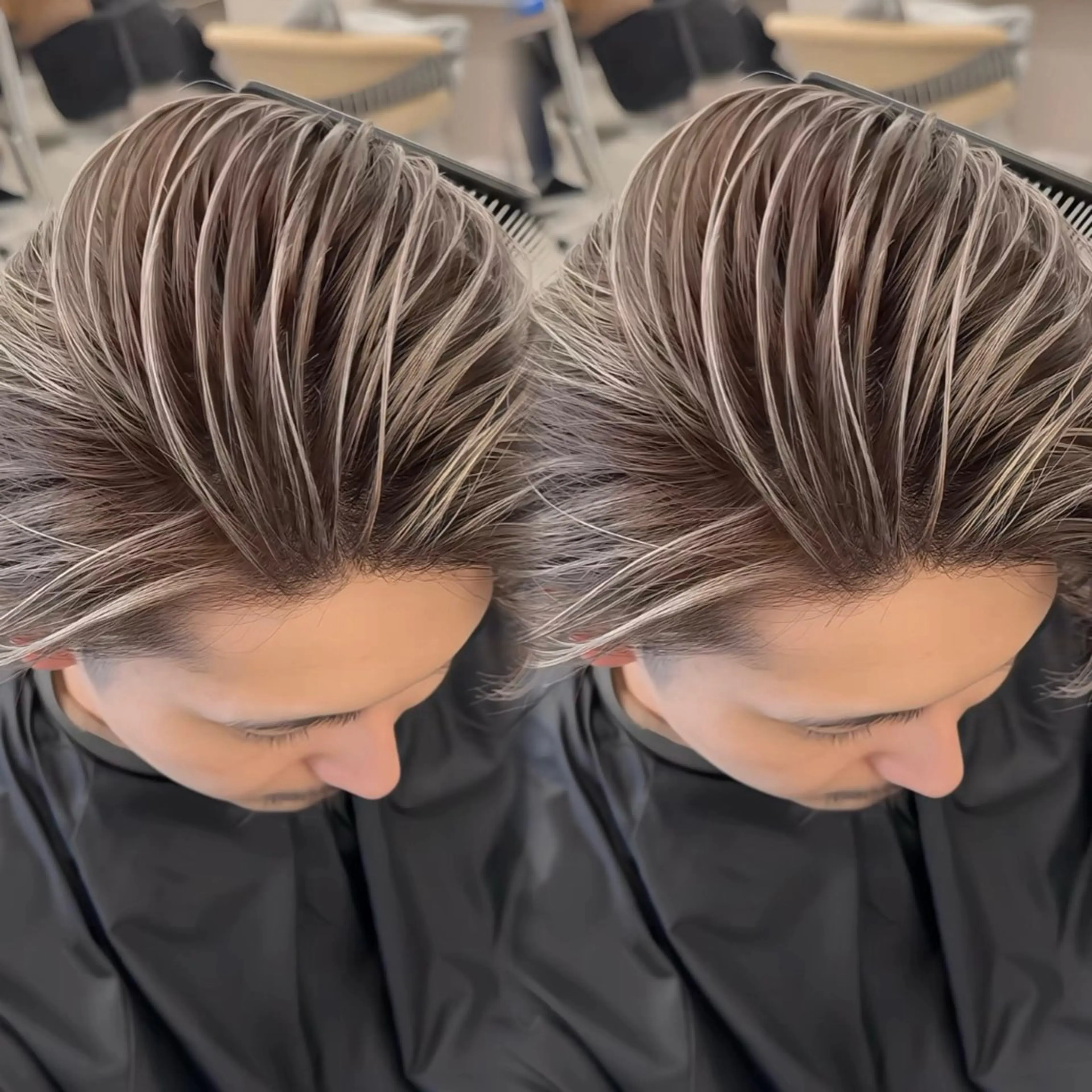 ショート カット ヘアカラー 🇺🇸ルミナ🔥 海外ハイライトのヘアスタイル