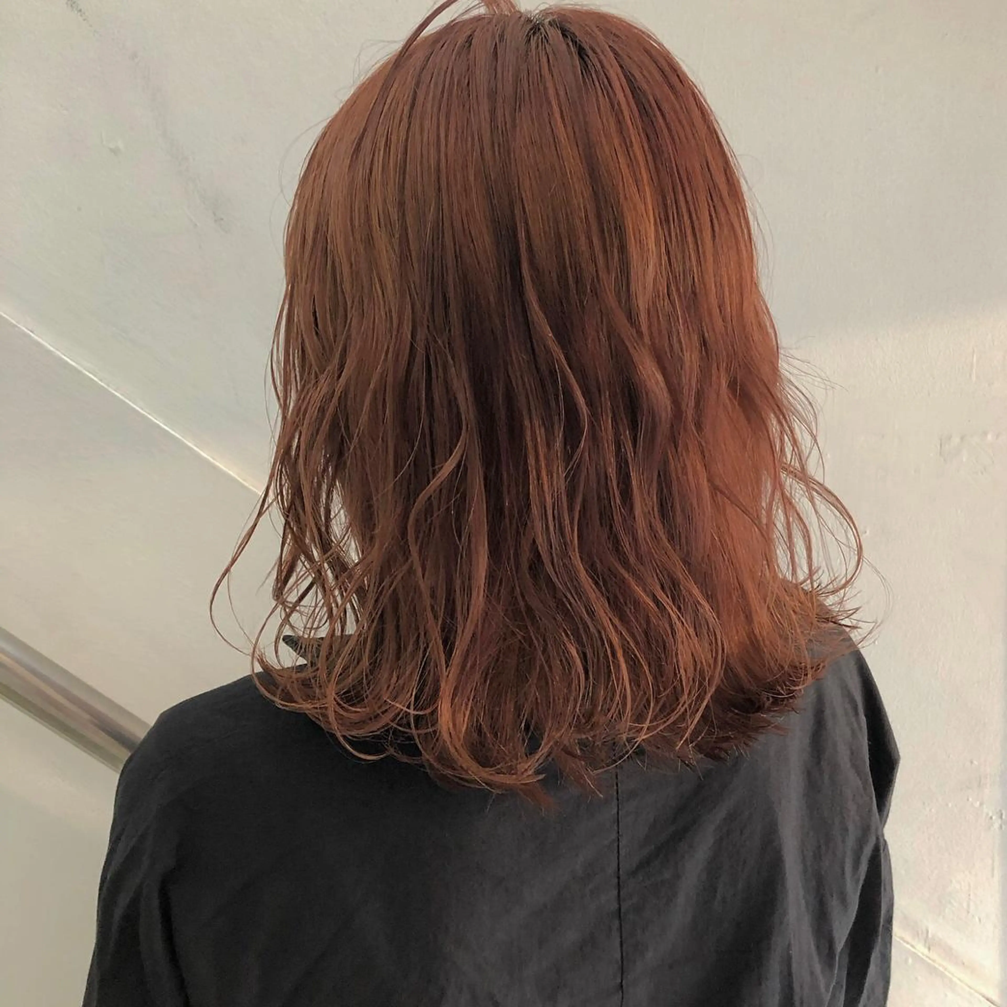 ミディアム カラー CLUTCH天王寺 西藤遥河のヘアスタイル