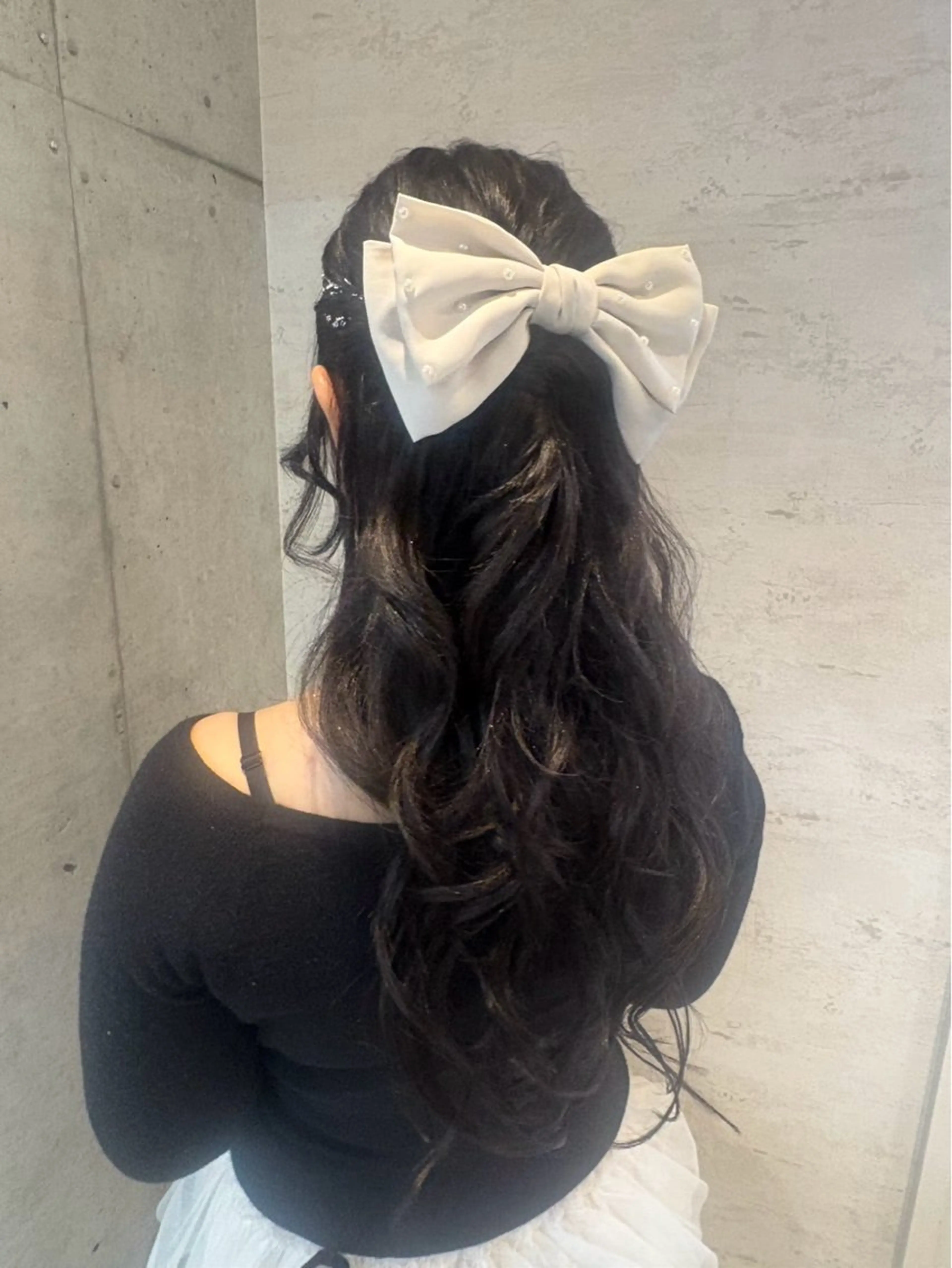 ロング ヘアアレンジ ハーフアップ エクステ Reve  resort所属・美髪× ヘアセット✨Araiのヘアスタイル