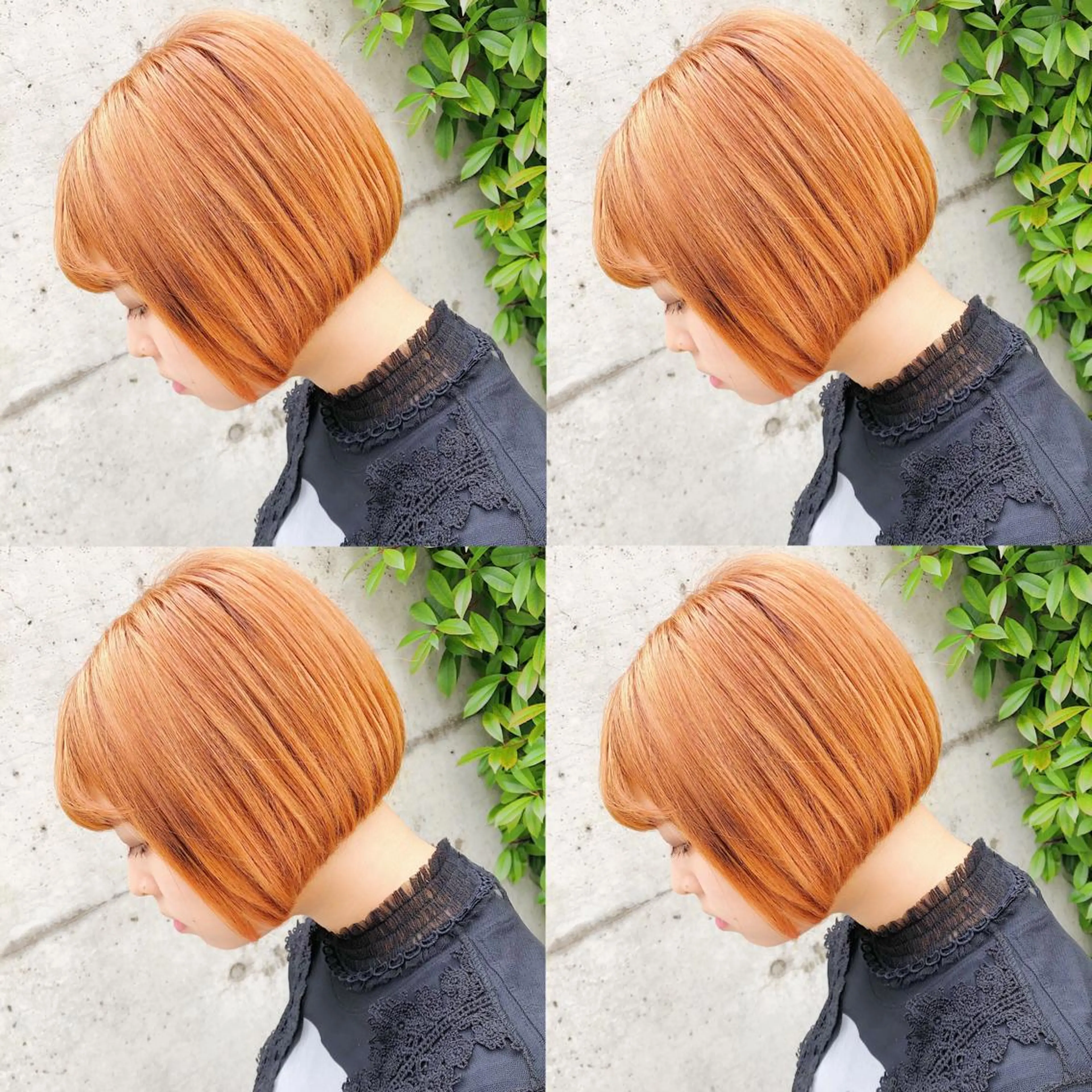 ショート カラー ヘアアレンジ メンズ キッズ カット ヘアカラー トリートメント 💟Chloe原宿店 🩶ハイトーンのヘアスタイル