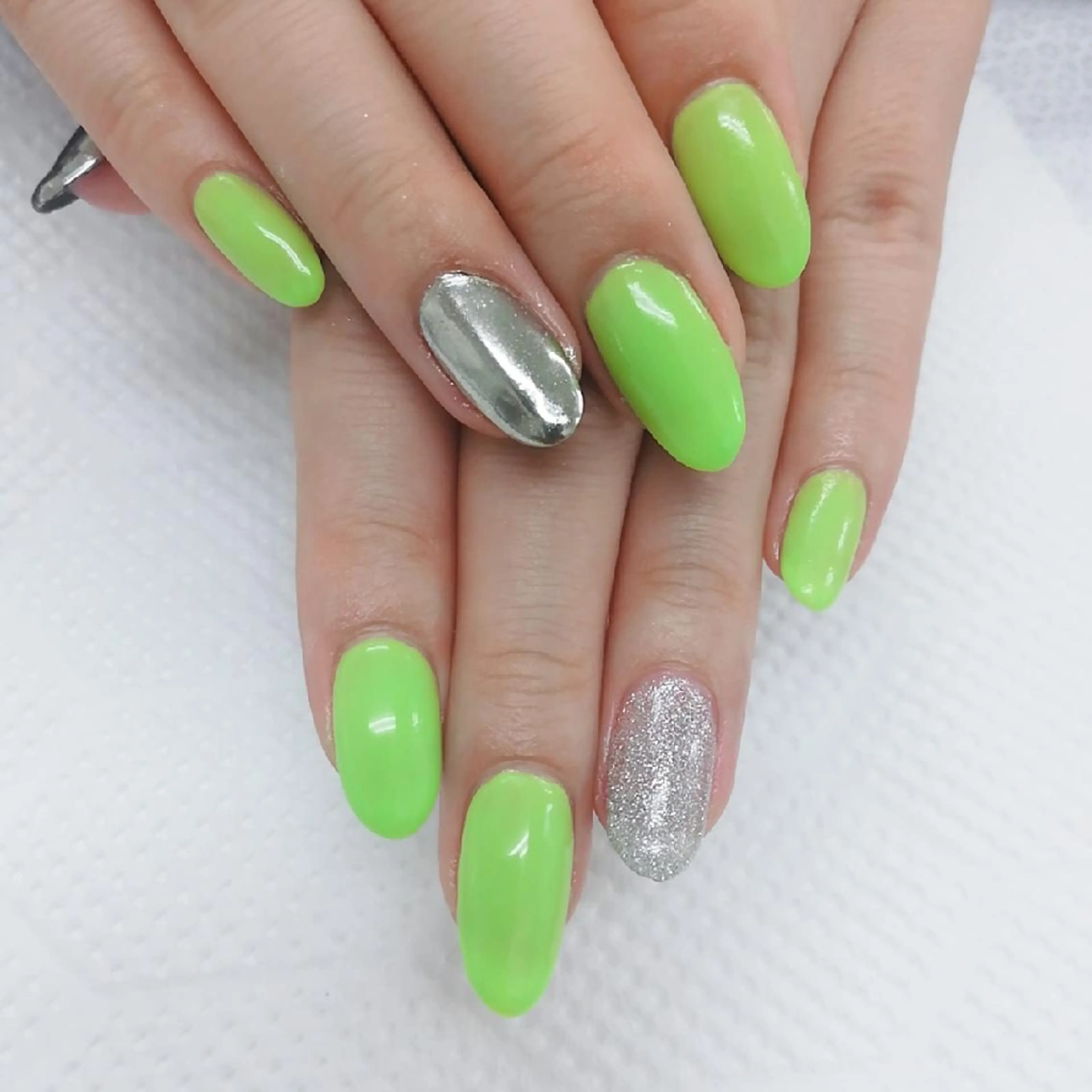 ネイル ミラーネイル ハンドネイル 板倉 店長のネイルデザイン