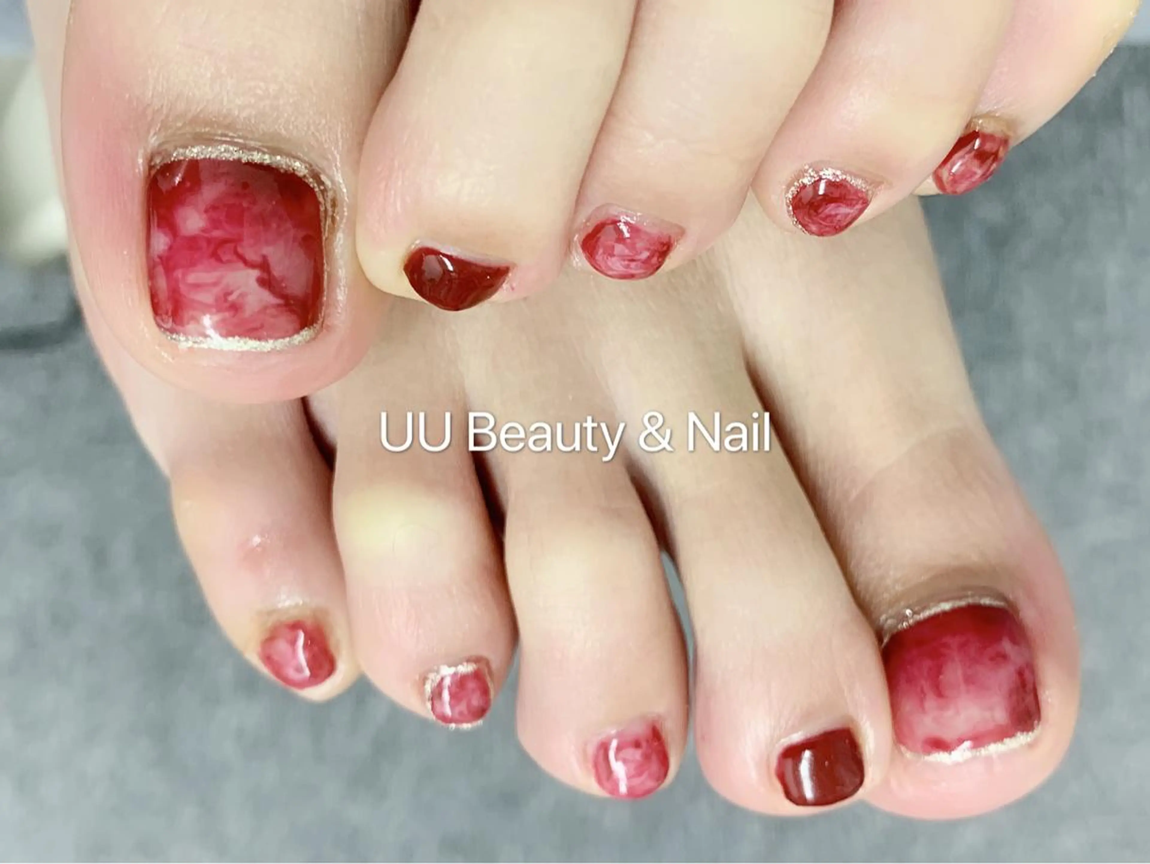 ネイル フットネイル UU Beauty &Nailのネイルデザイン