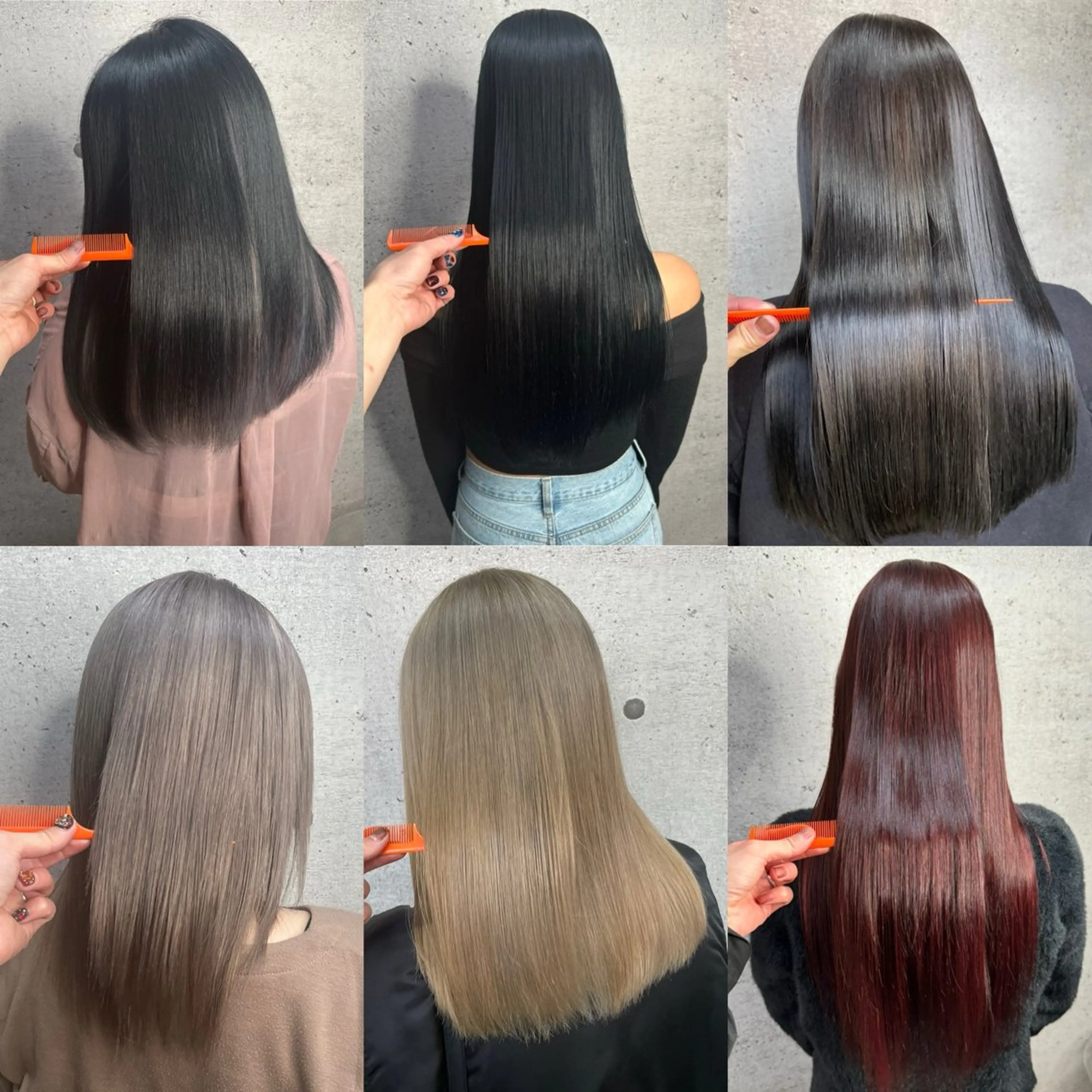 セミロング パーマ カット 縮毛矯正 トリートメント 艶髪ハイトーン特化 梅田美容室SLYのヘアスタイル