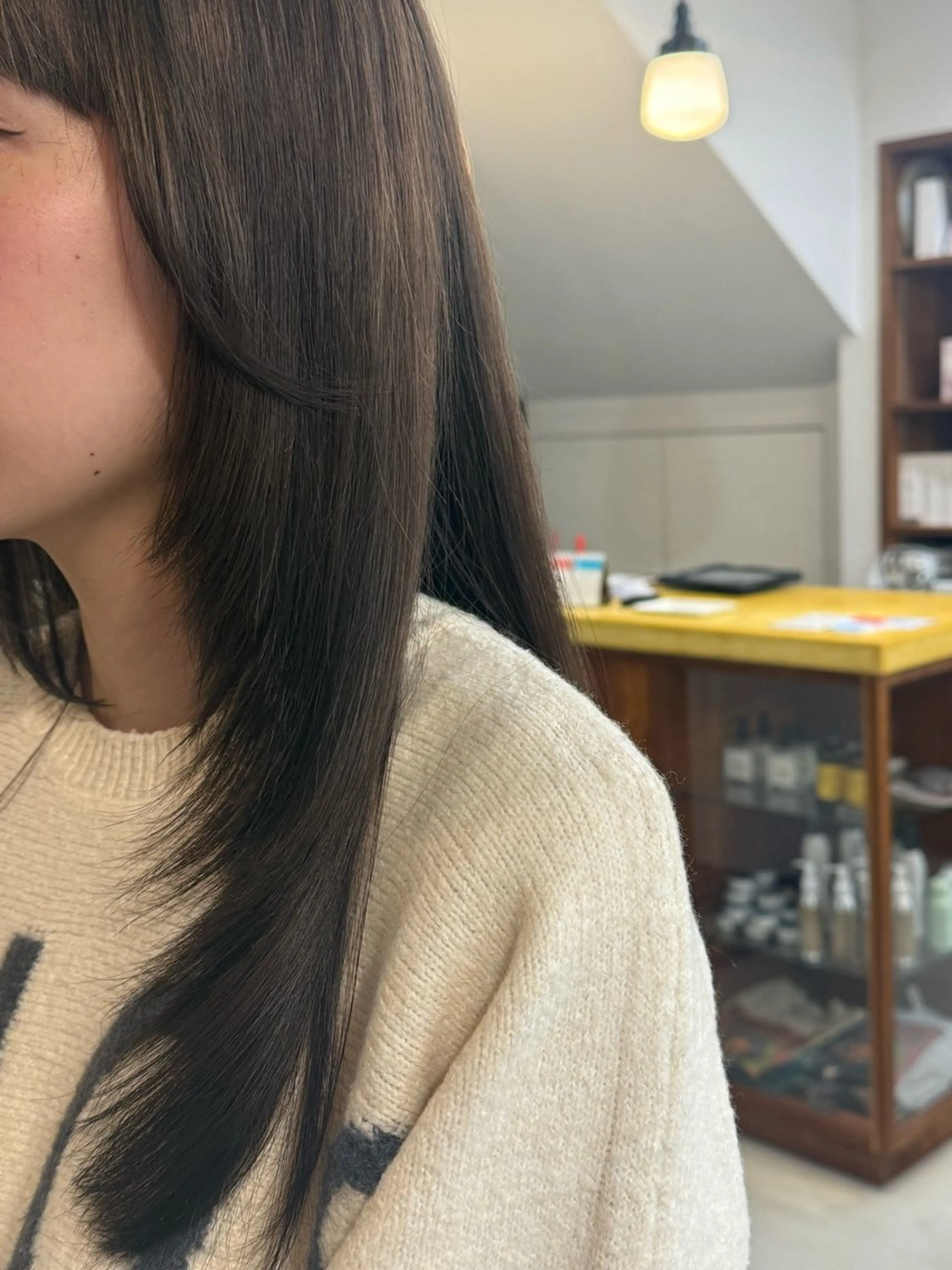 ロング レイヤーカット カット まなみ/ PORT SALONのヘアスタイル