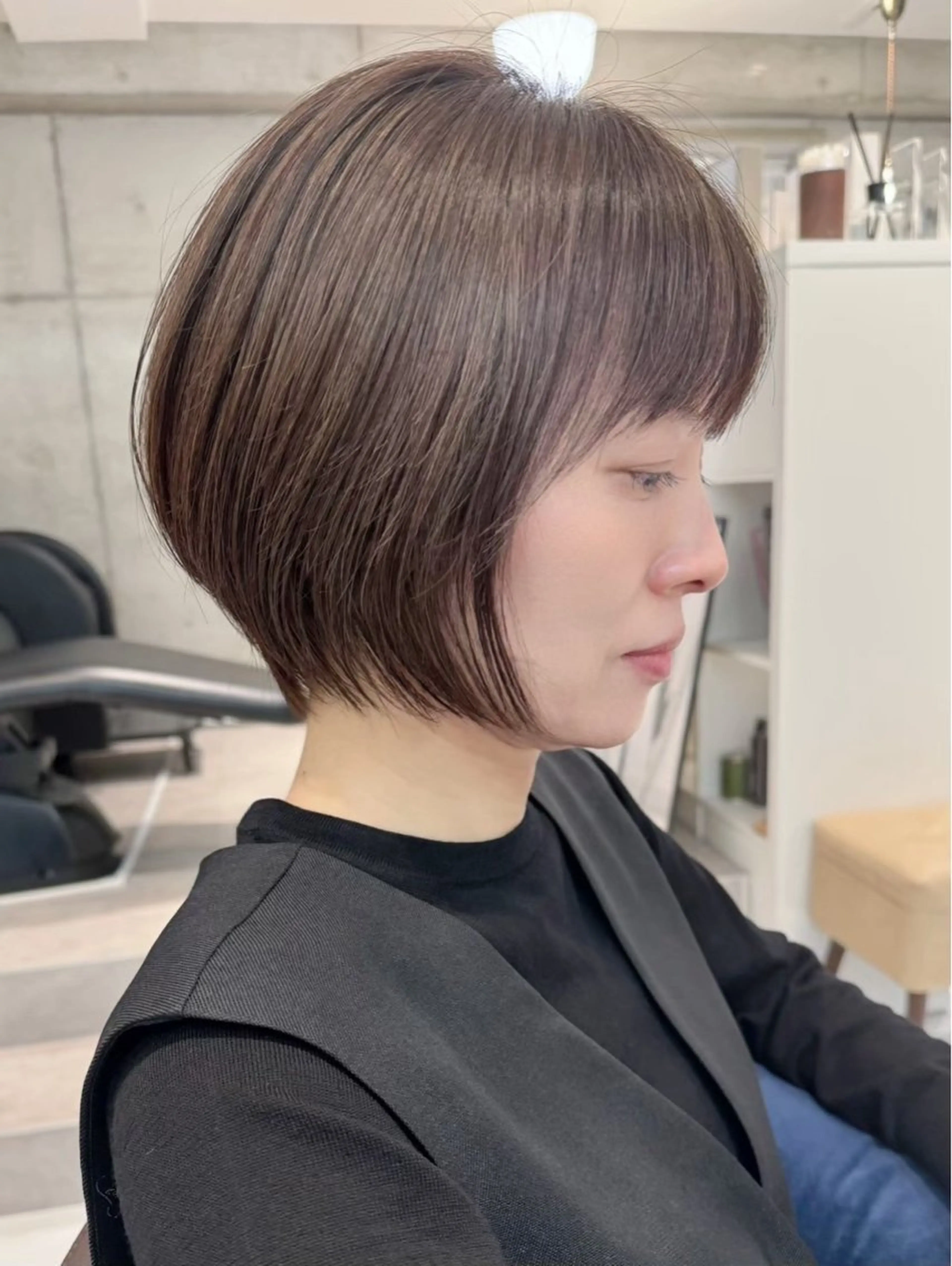 ミディアム 山崎結菜 🫧透明感カラーのヘアスタイル