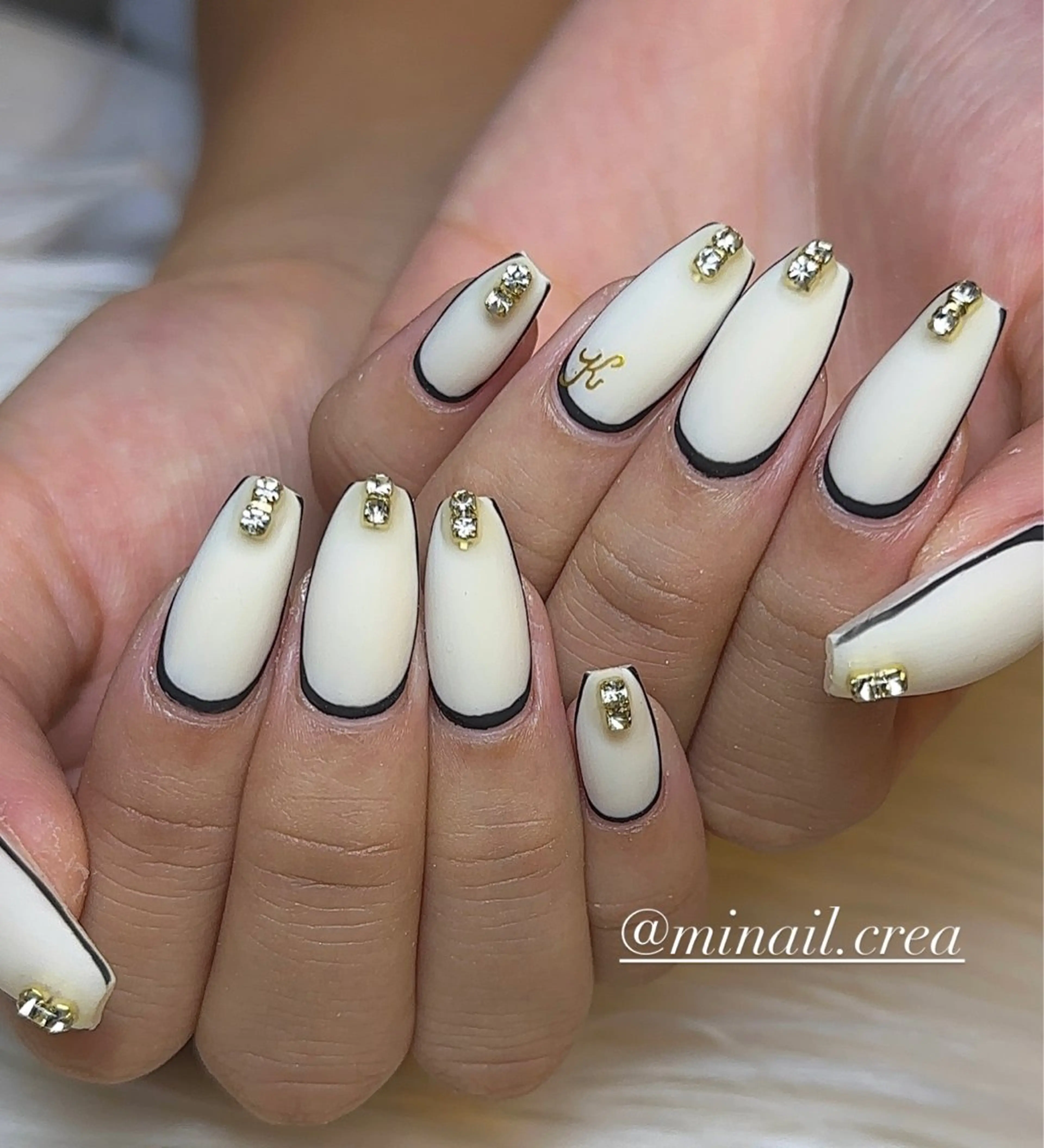 ネイル キラキラネイル ロングネイル マットネイル ワンカラーネイル スカルプネイル ハンドネイル CRéA　-private nailsalon-所属・CReA nailのネイルデザイン