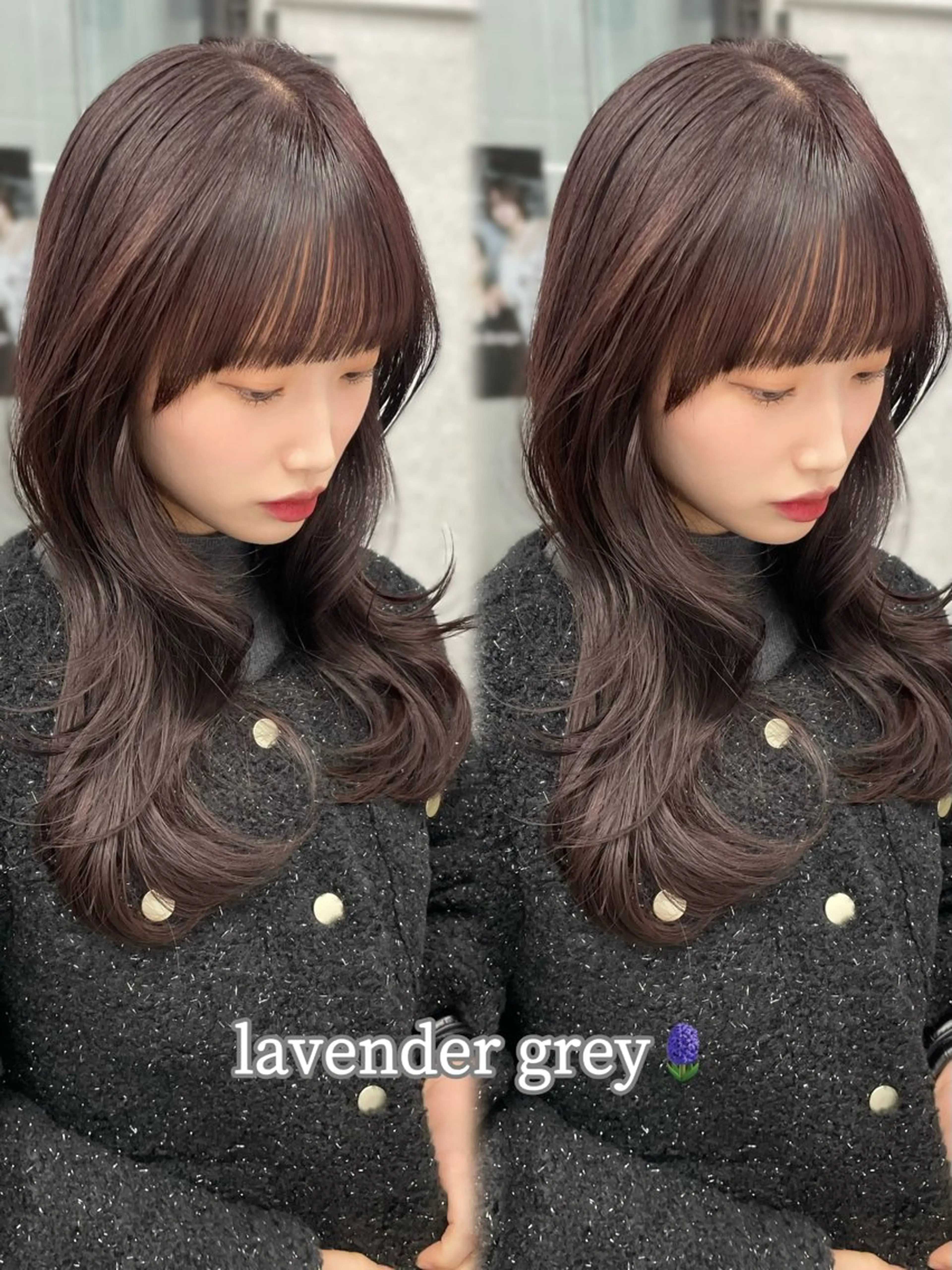 セミロング カラー カット ヘアカラー ショート/レイヤー カット/ミサキ💐のヘアスタイル