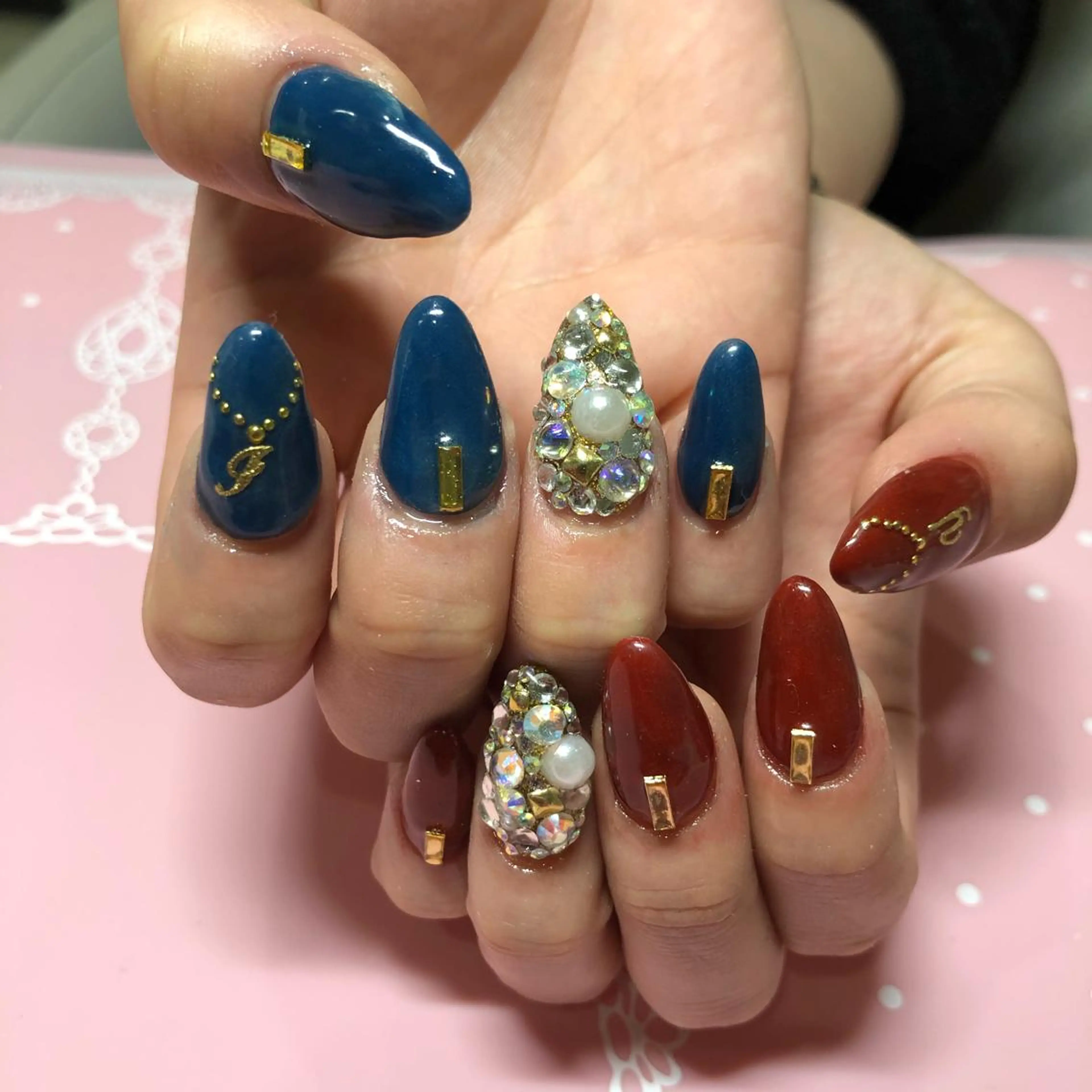 ショート ネイル ハンドネイル 《LB》ラブリエ Nail&eyeのマツエク・マツパデザイン