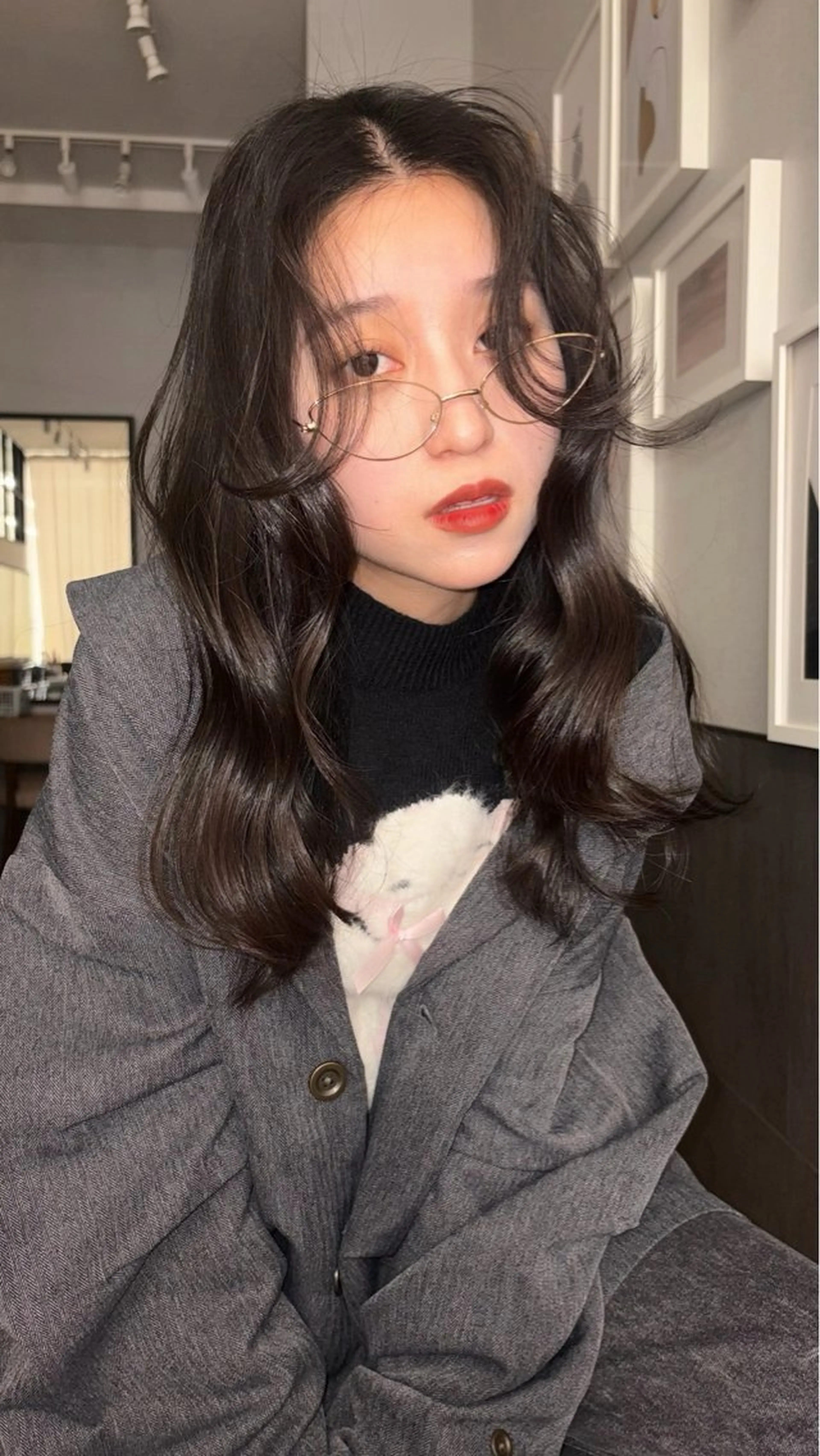 セミロング sand大阪梅田所属・くろかわ まいのヘアスタイル