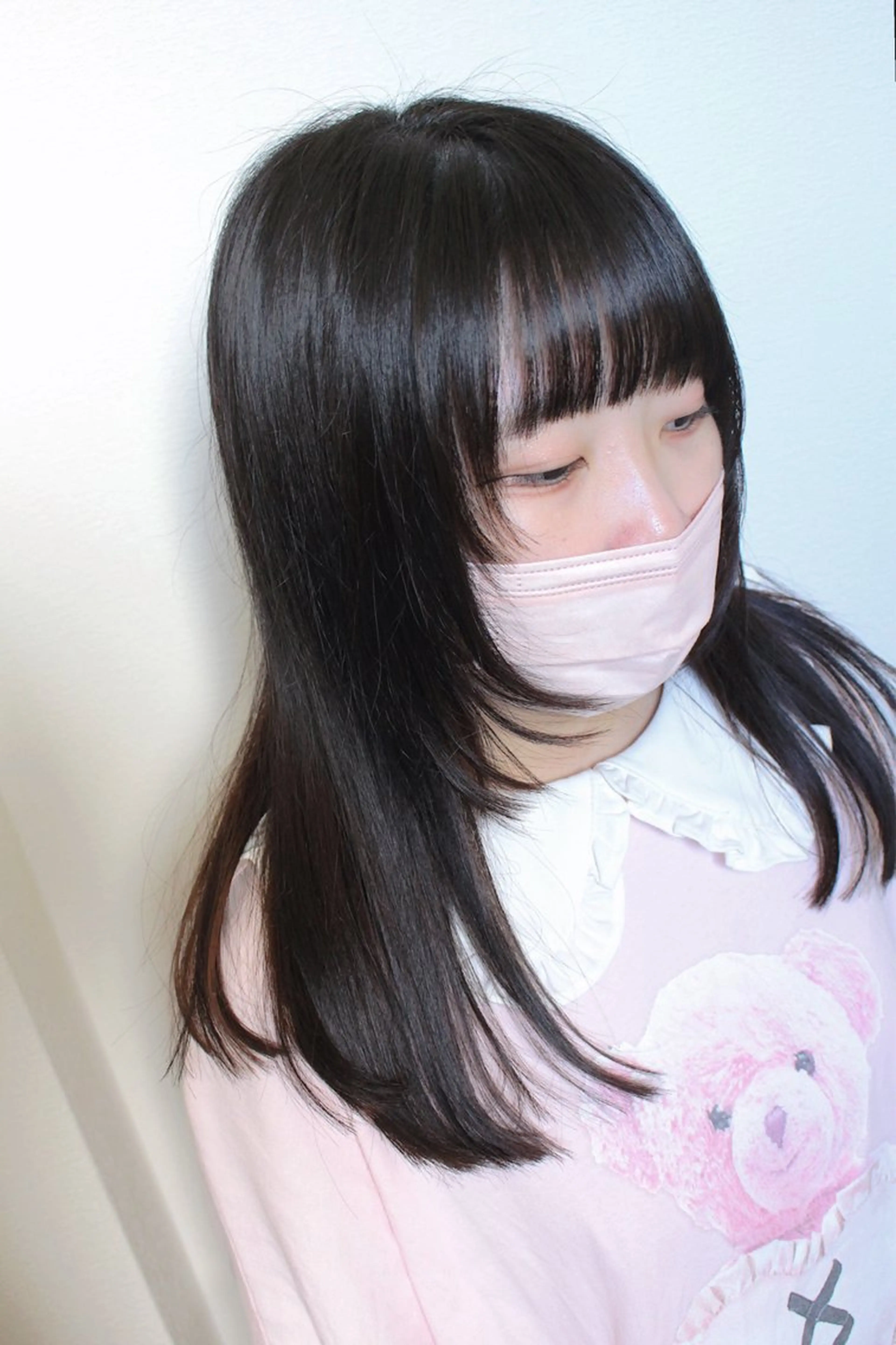 ロング 顔まわりレイヤー レイヤーカット ロング カット 土居 正季のヘアスタイル