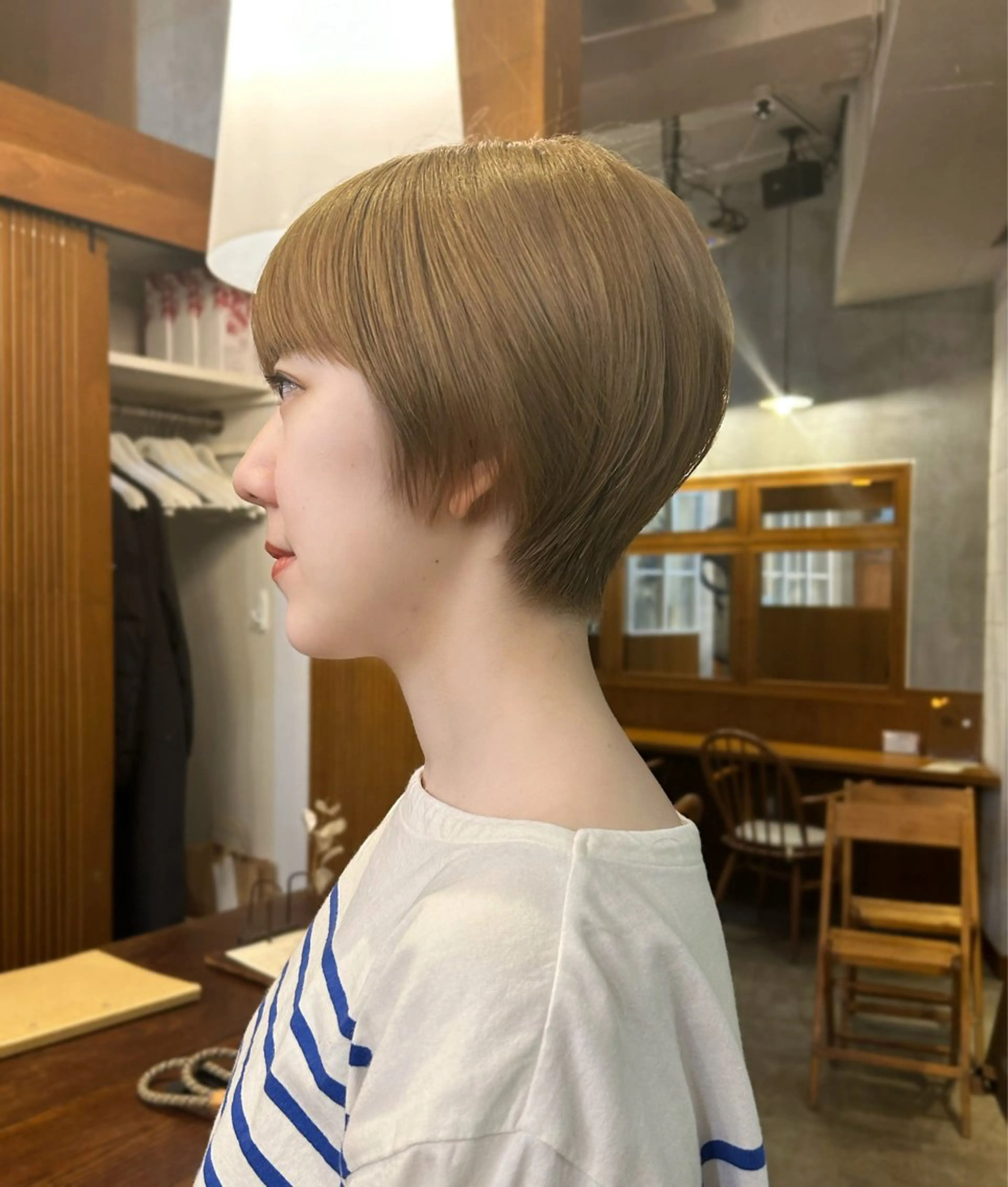 ショート ショートレイヤー レイヤーカット ショートヘア tete nico所属・似合わせ/ヘアカラー nanami🌸のヘアスタイル