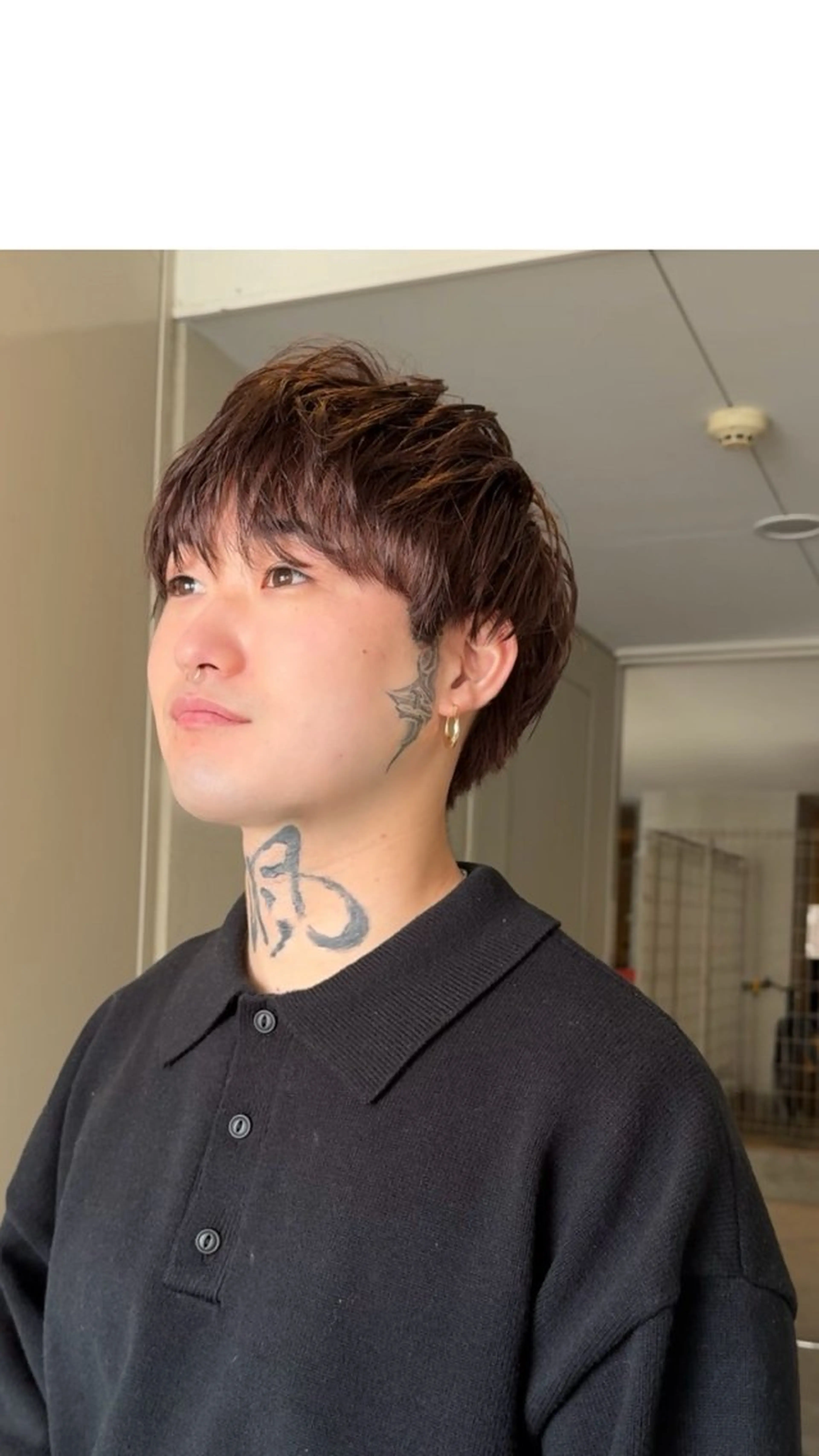 カラー メンズ ブラウンカラー ピンクカラー KON所属・KON /nozomiのヘアスタイル