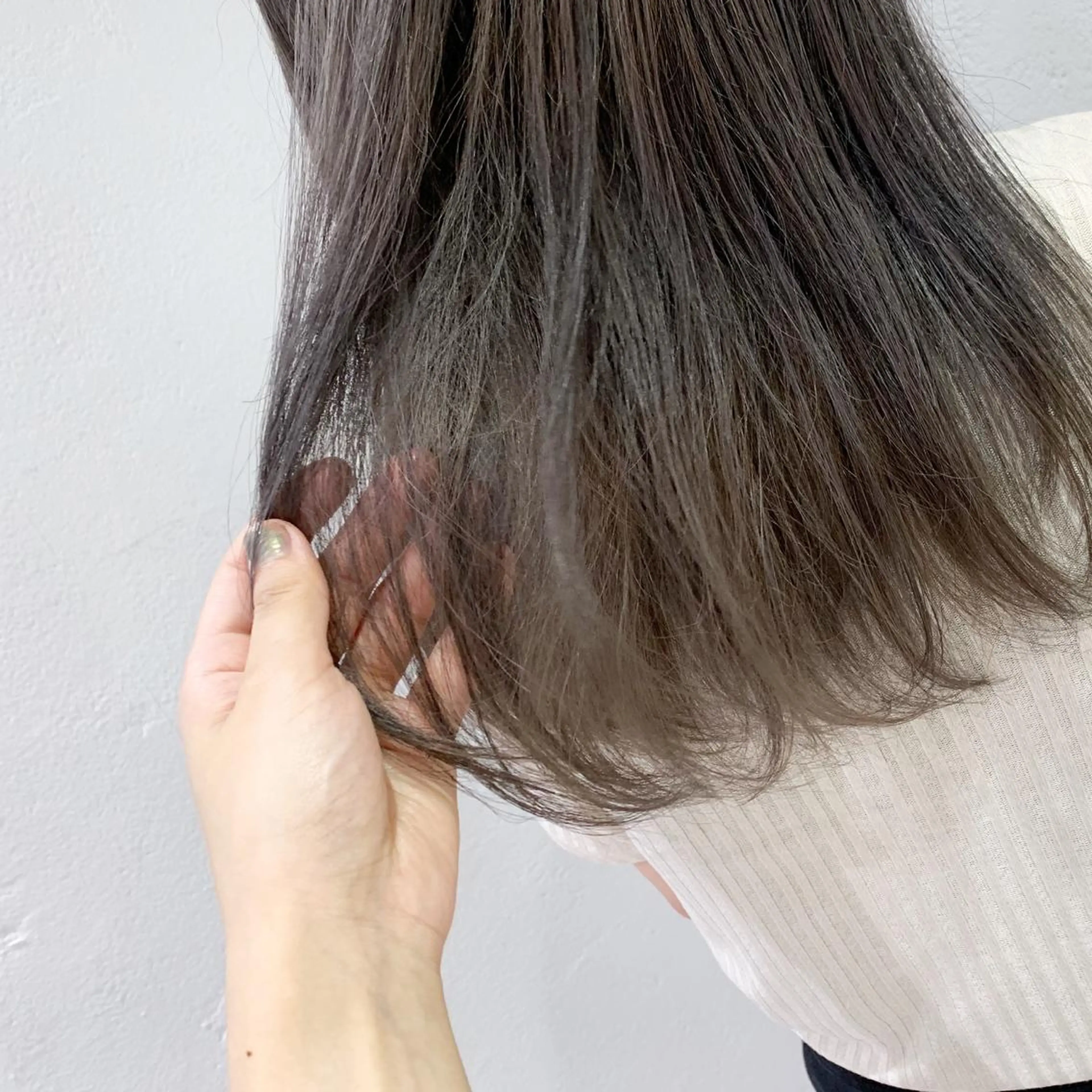 ロング カラー ヘアアレンジ 🫧透明感カラー/ ボブ/小笠原汐海🪽のヘアスタイル