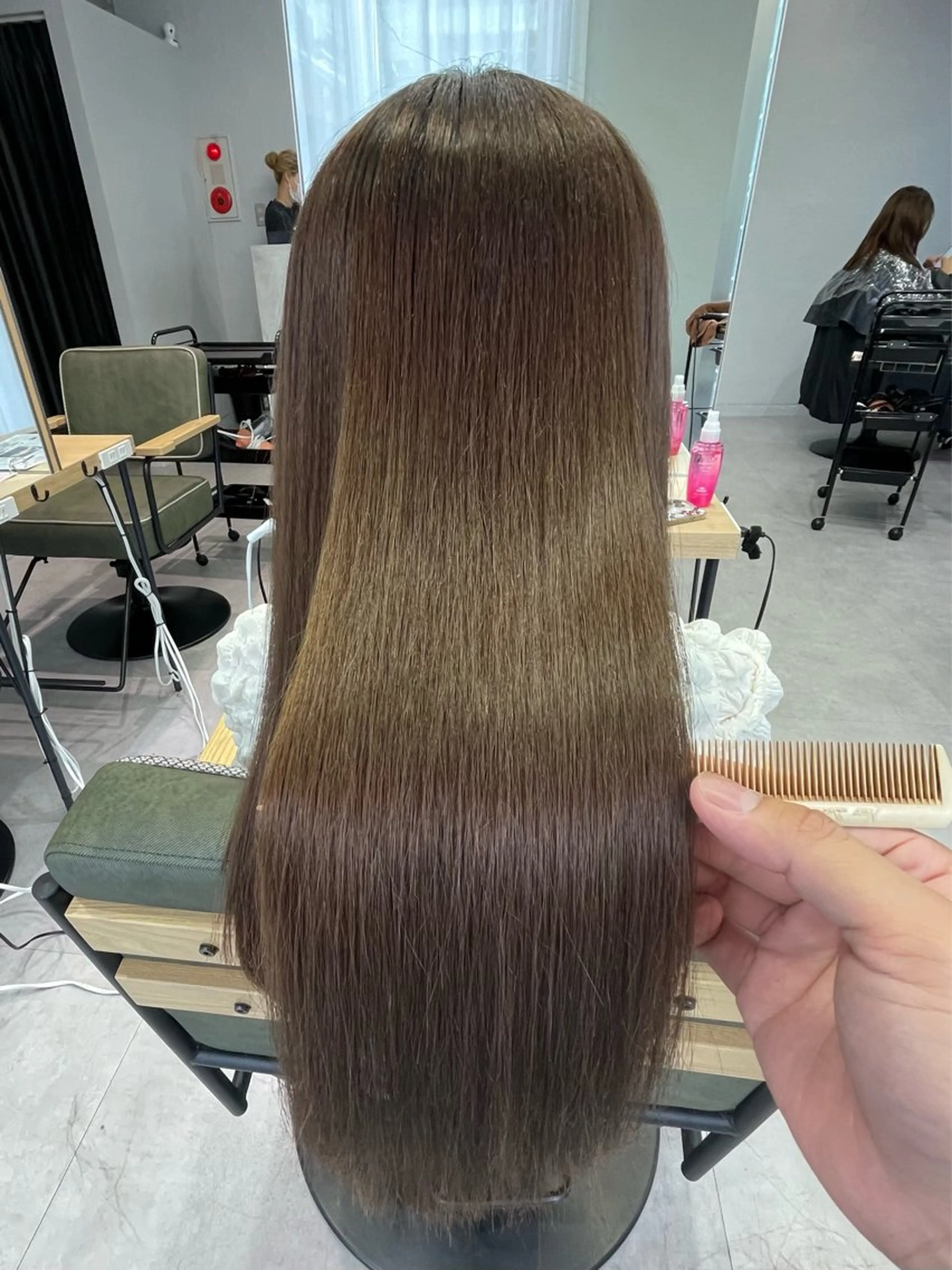 ロング パーマ ストレートパーマ 縮毛矯正 佐々木 楽人のヘアスタイル