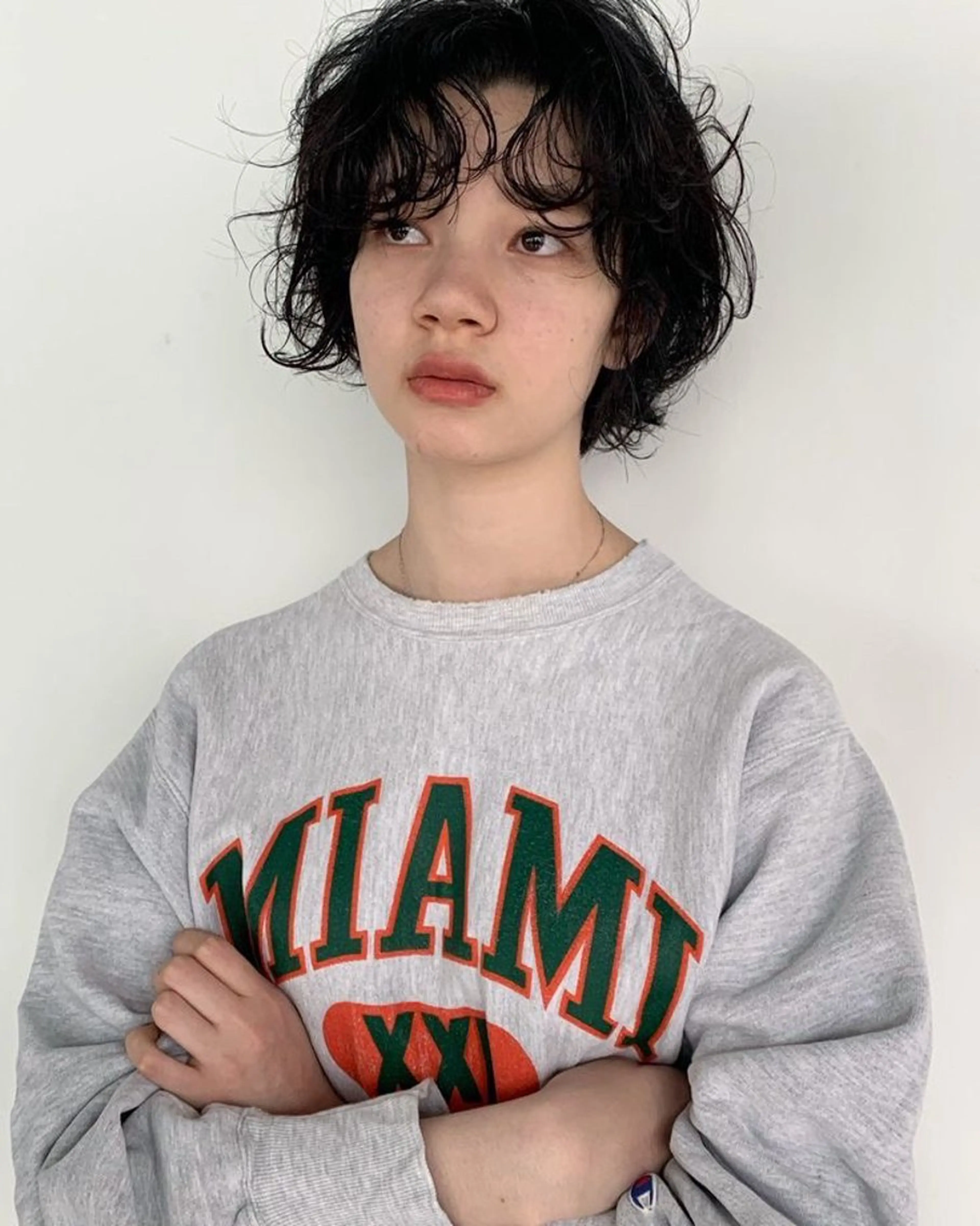 ショート パーマ マスダ ミウのヘアスタイル