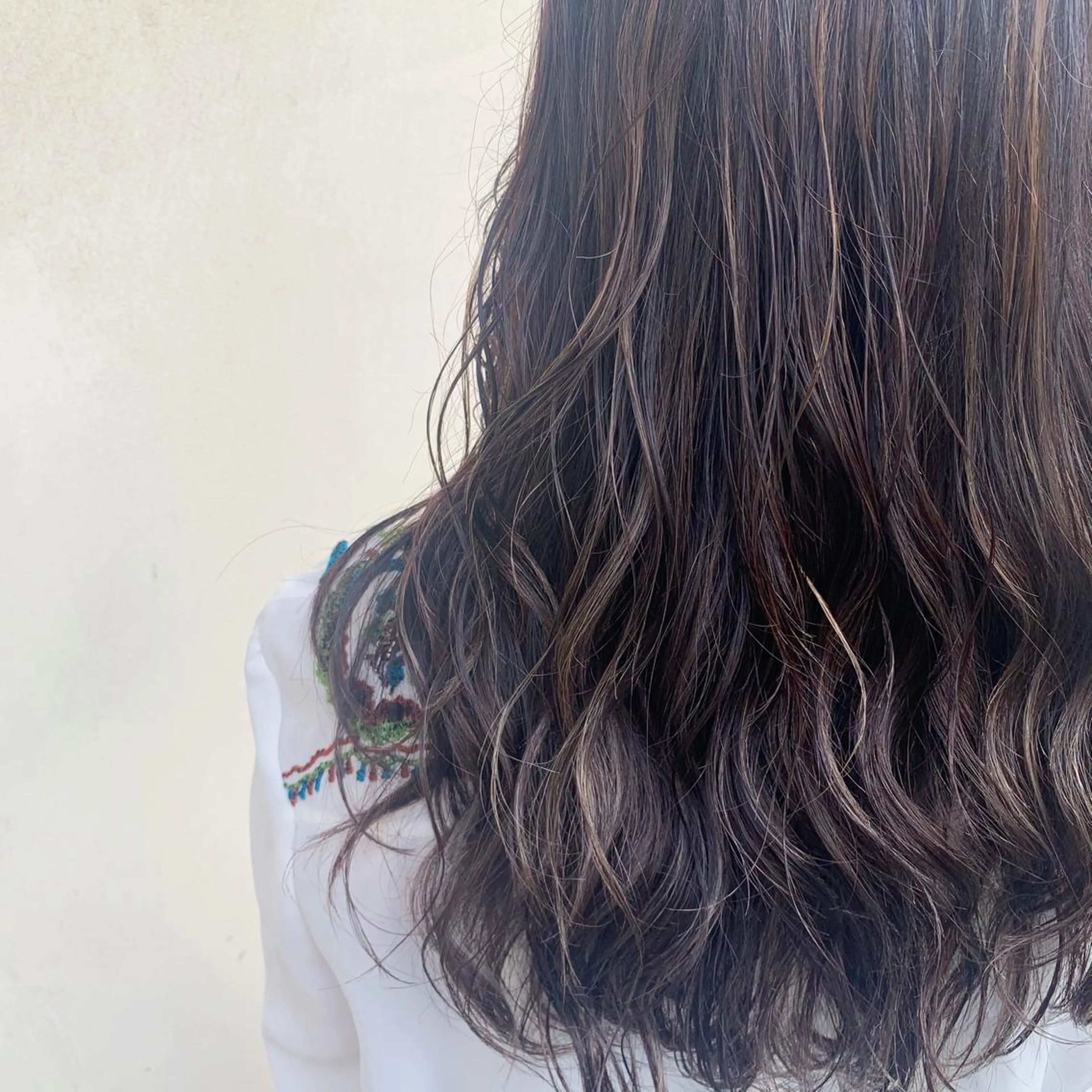 ロング カラー カット ヘアカラー ボブ/美髪矯正 /佐藤　奈巳のヘアスタイル