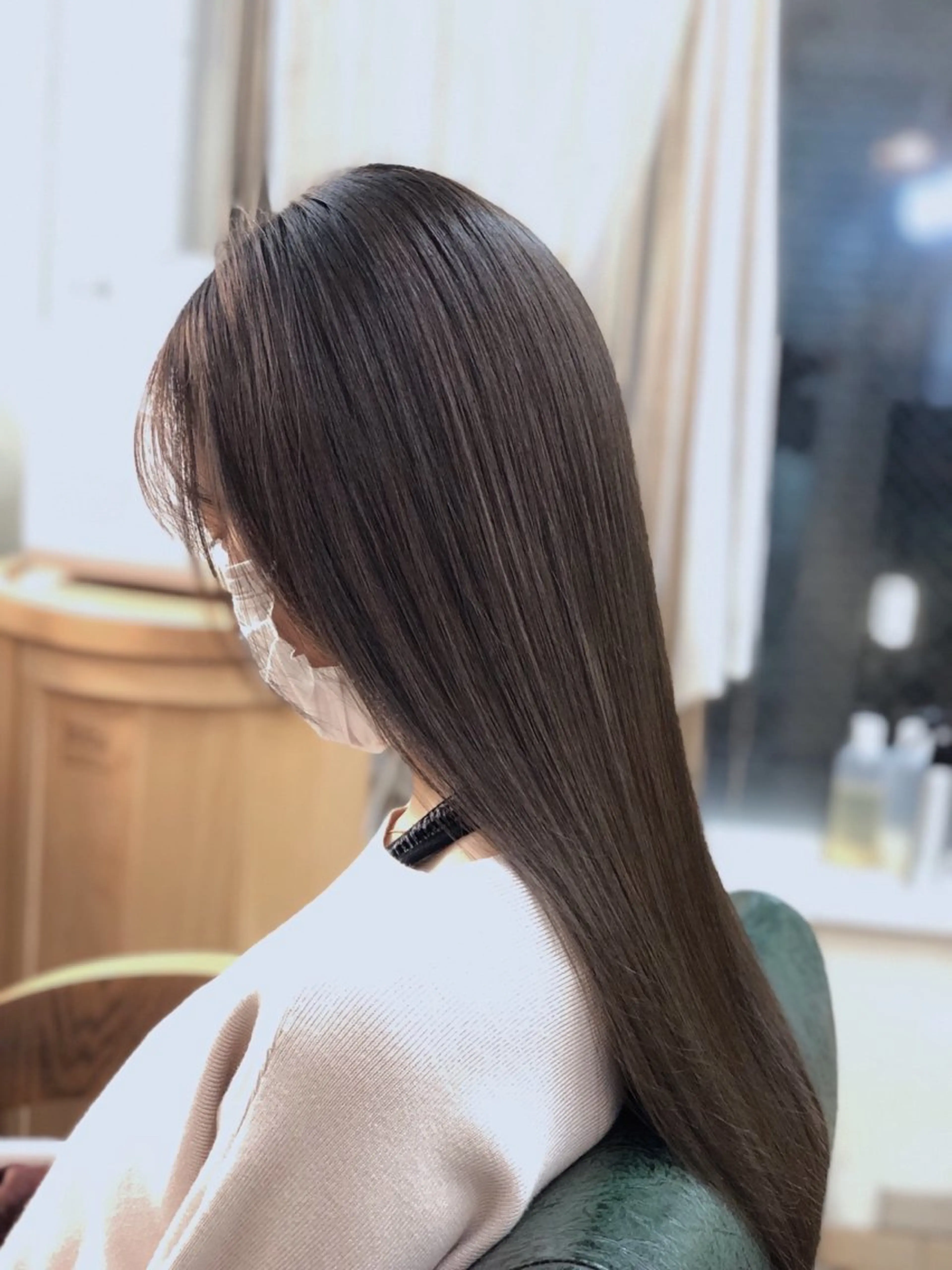 ロング ヘアカラー ❤︎大人シック ベージュrihoのヘアスタイル