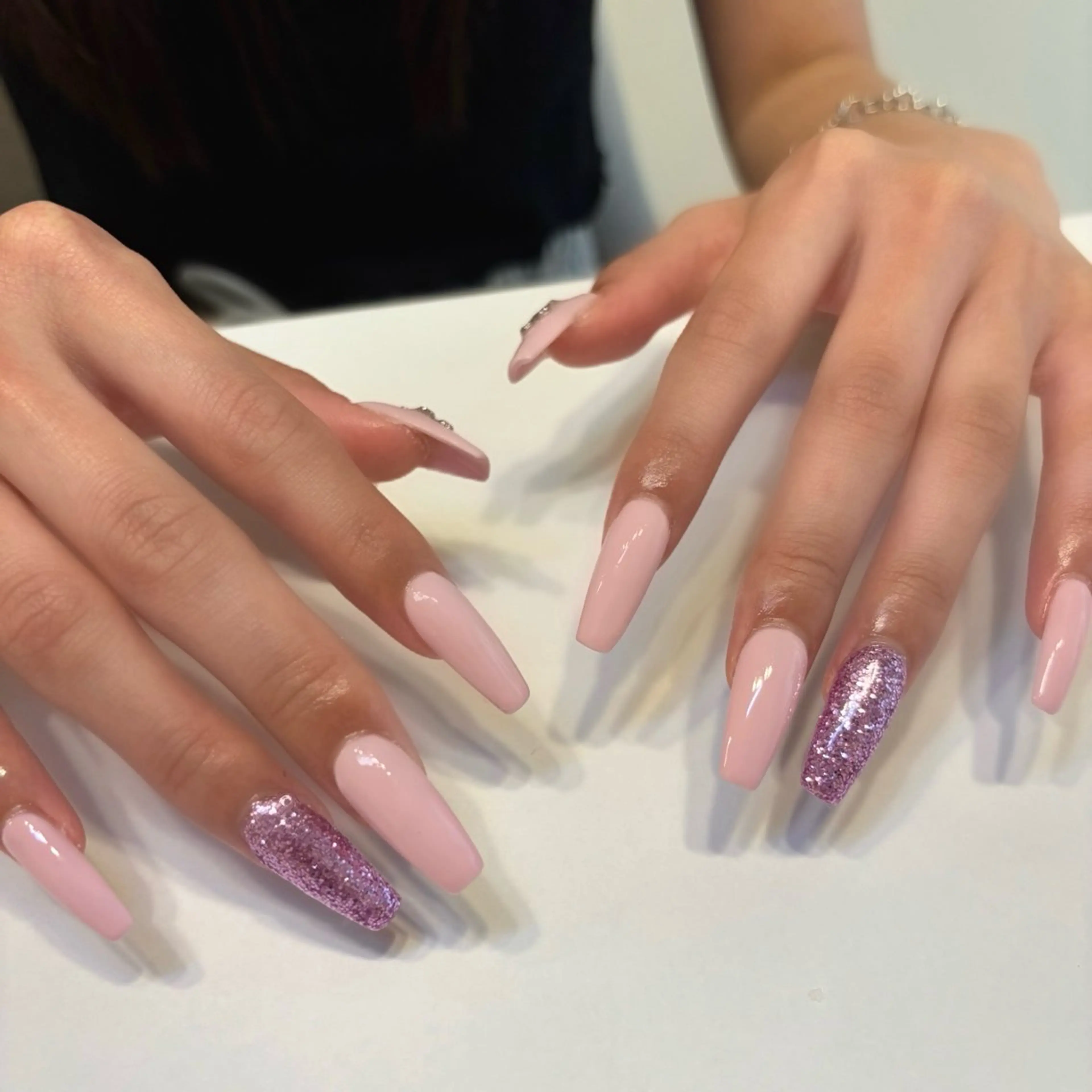 ネイル ハンドネイル ️🩵Merci Miyu 南堀江️のネイルデザイン