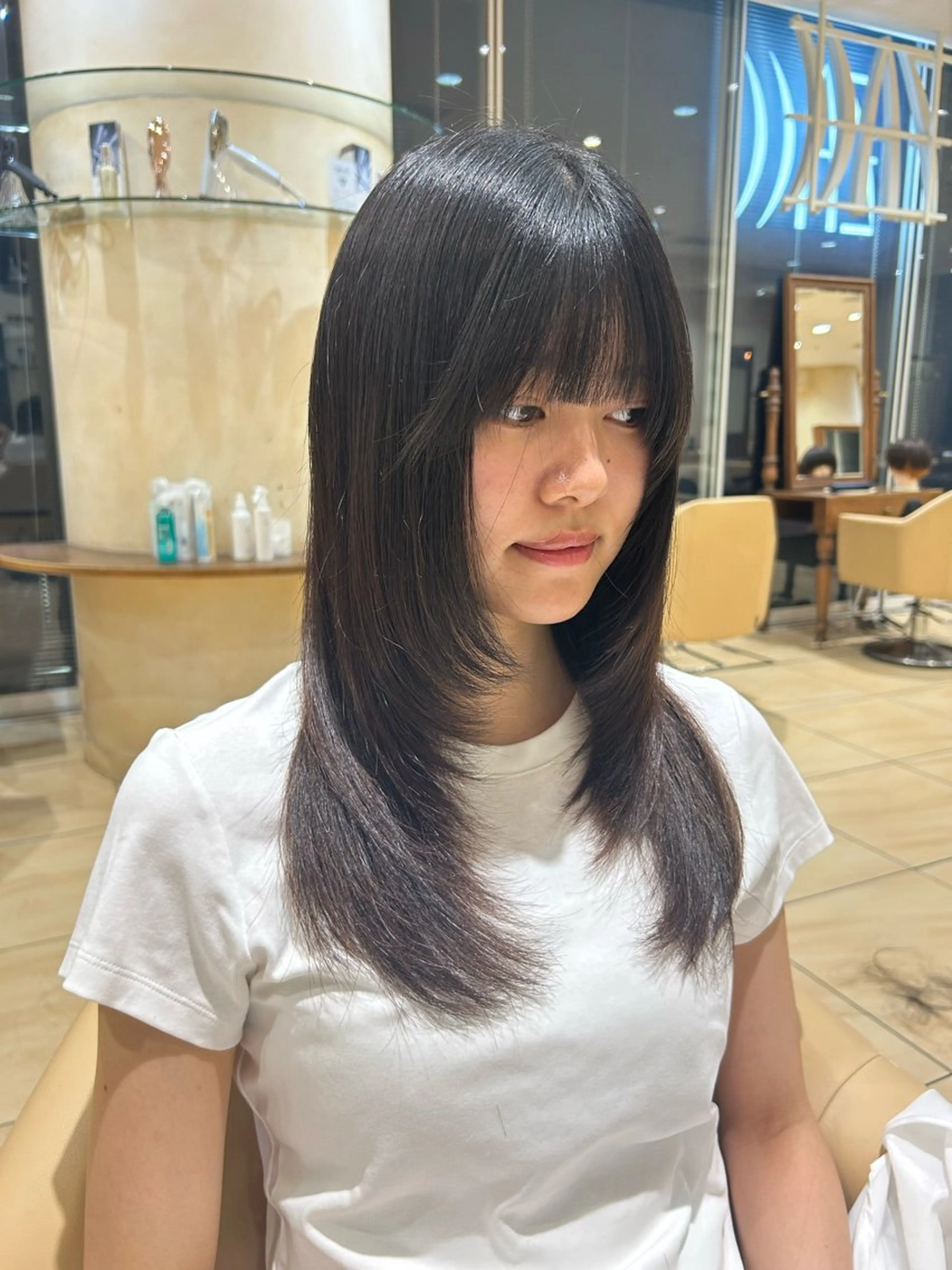 ロング レイヤーカット 🪡ｷﾀﾊﾗ　ｶﾅのヘアスタイル