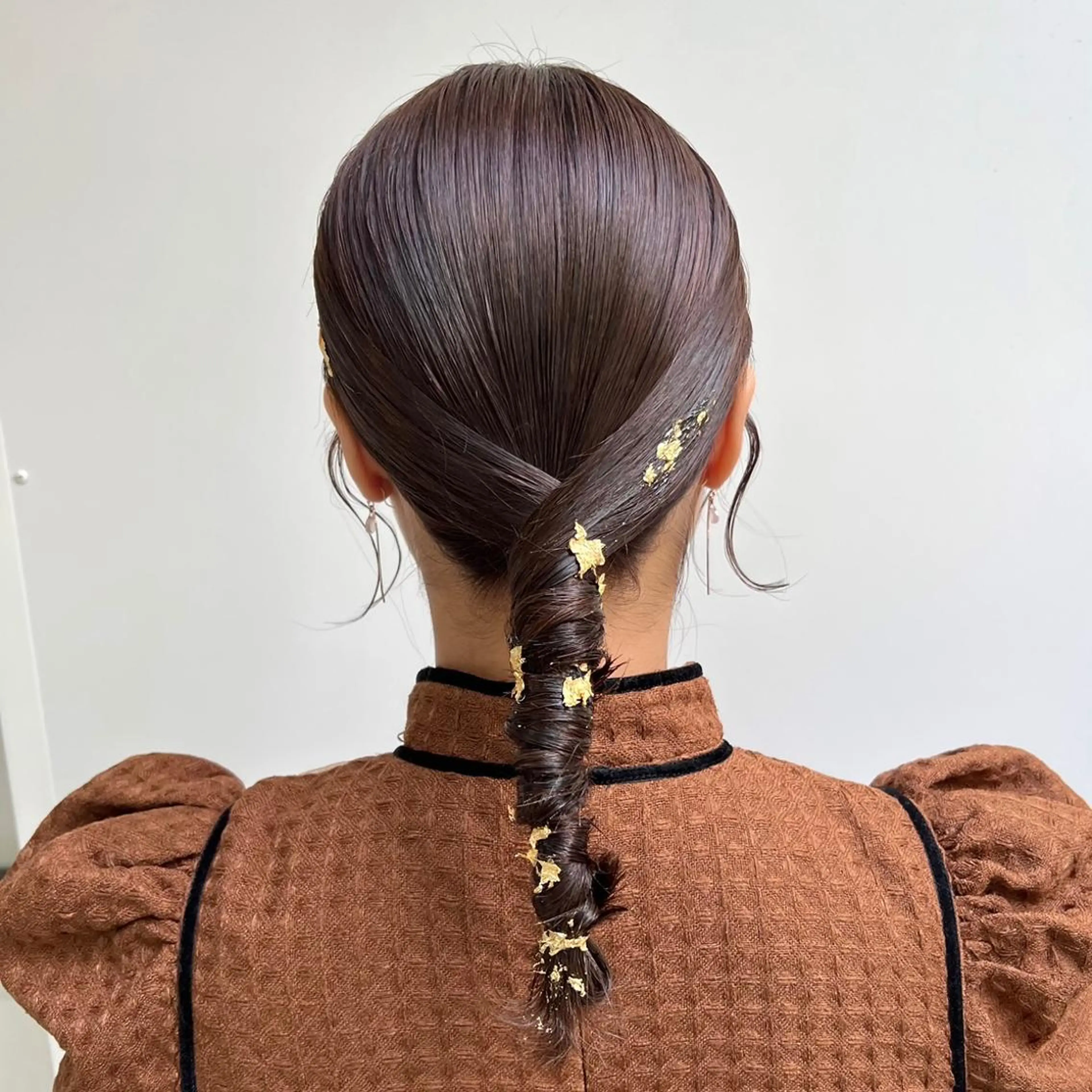 セミロング ヘアアレンジ 結婚式・ブライダル ヘアセット GrandStory SHIBUYA所属・卒業式お呼ばれ🕊️ ヘアセット✴︎ミキのヘアスタイル