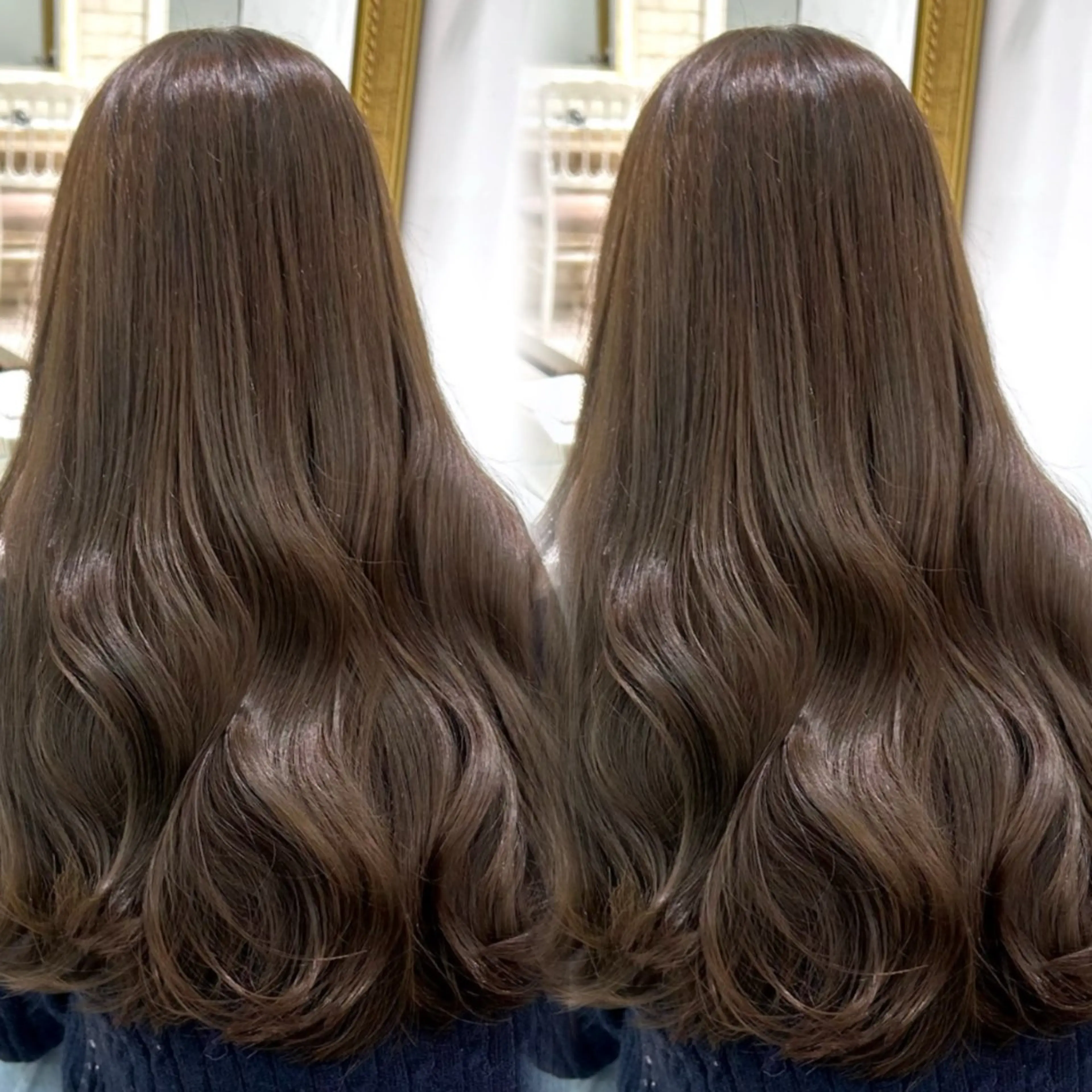 ロング カット ヘアカラー 髪質改善/透明感ヘア 🩶RURIのヘアスタイル