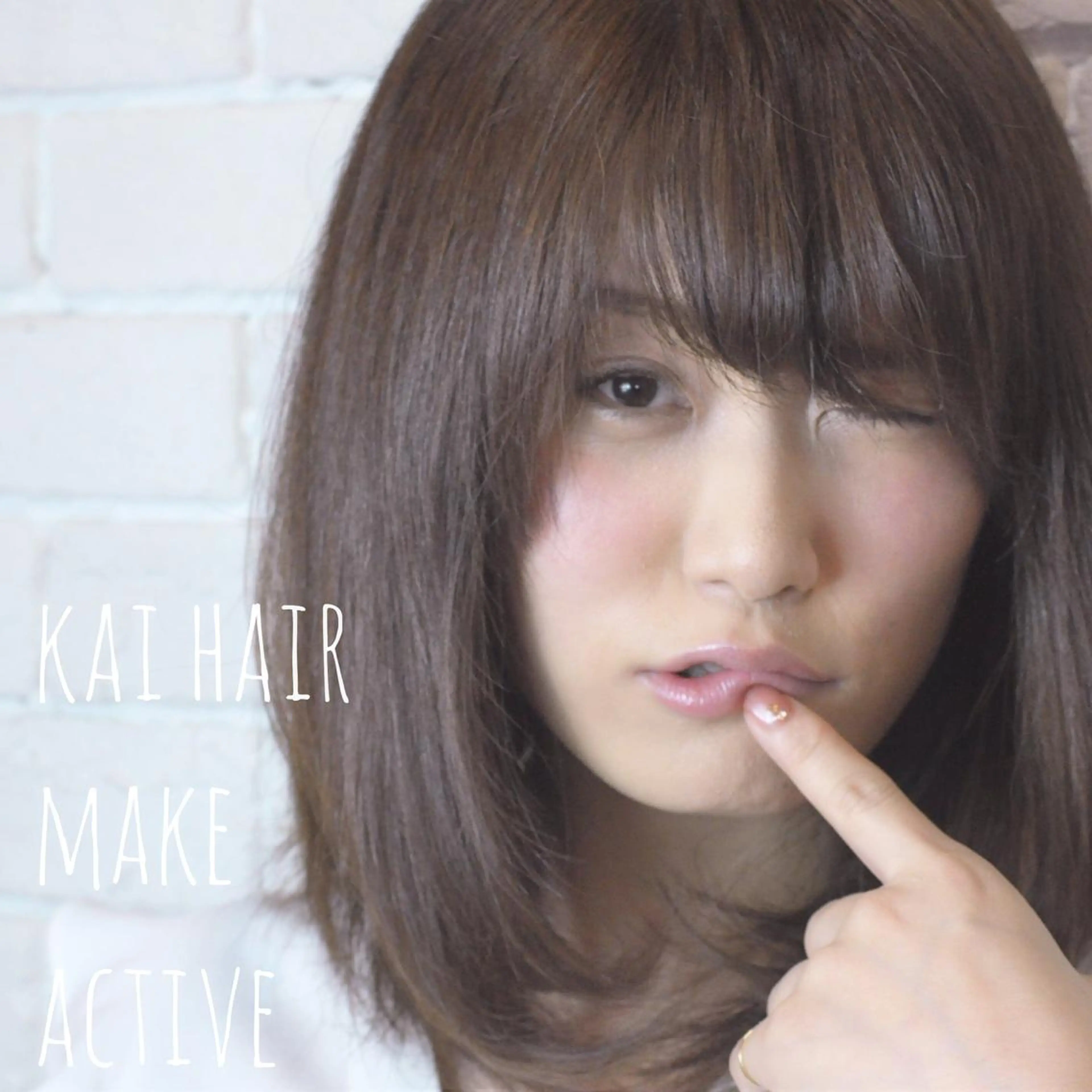 セミロング カラー アッシュ ハイトーンカラー 坂東 秀幸のヘアスタイル