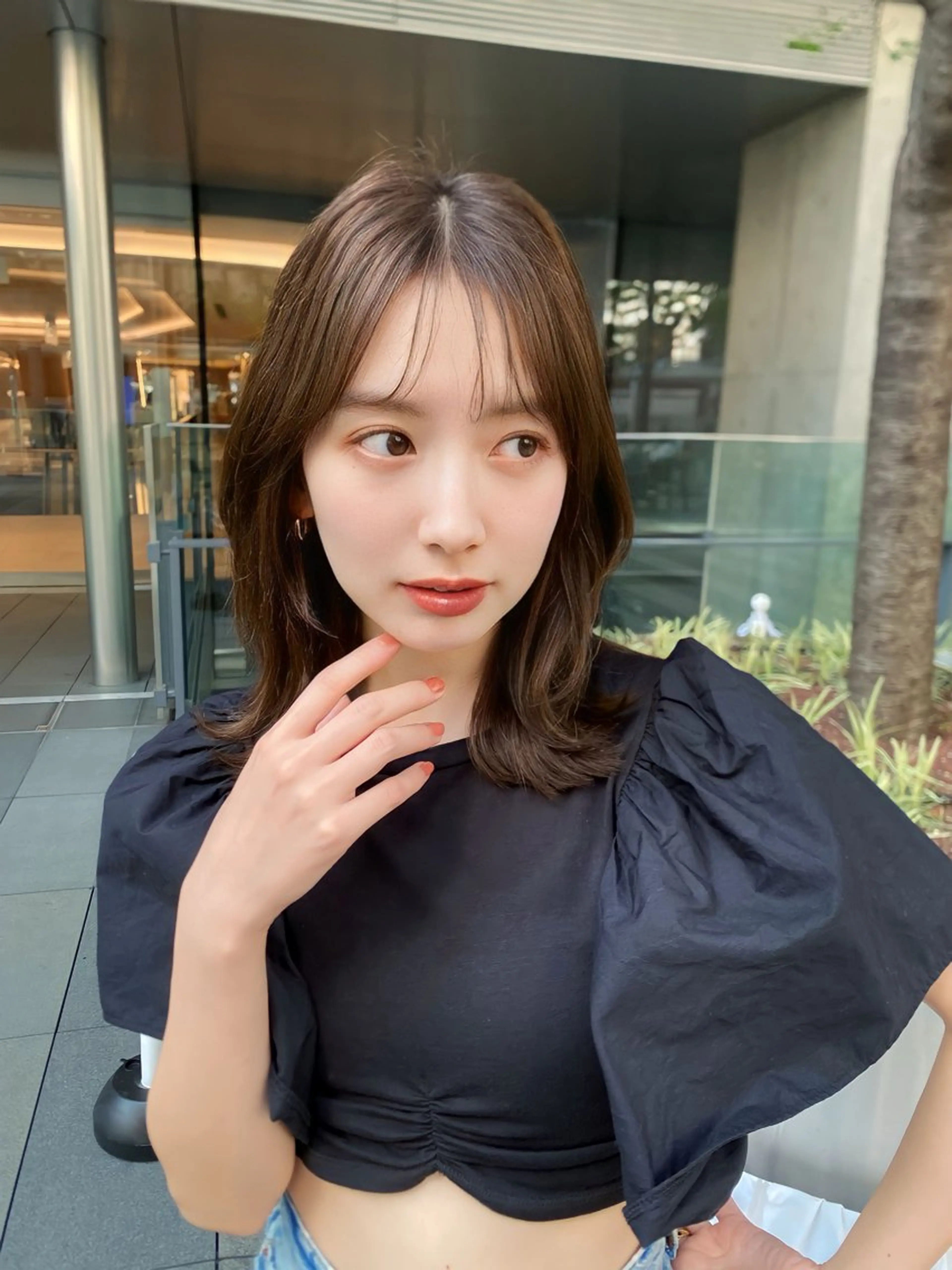 ミディアム COA銀座［コア所属・✨️【COA銀座】 スタイリスト浜田✨️のヘアスタイル