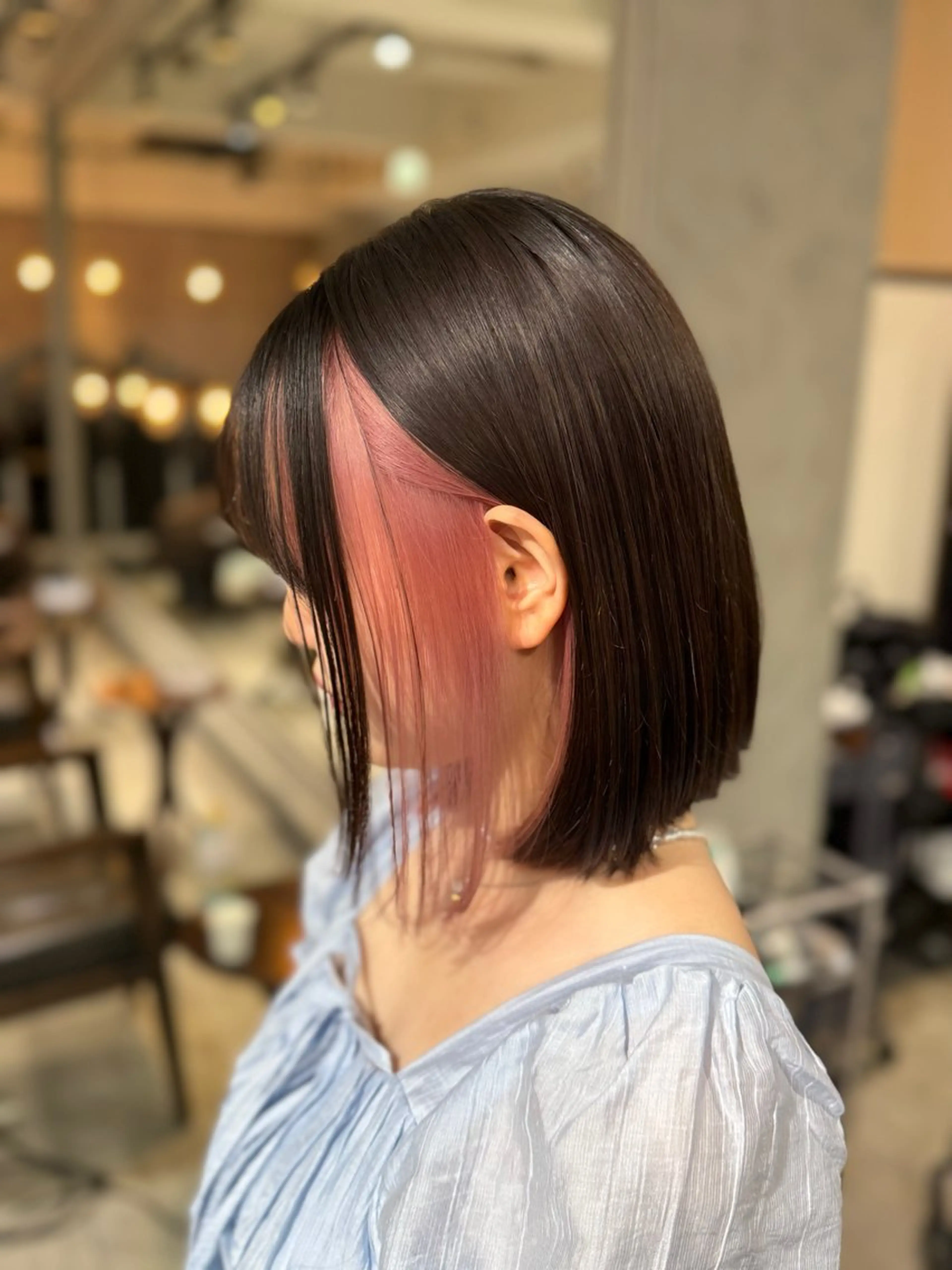 ミディアム カラー Lani5710所属・🎀ハイトーン・艶 カラー HANA🎀のヘアスタイル