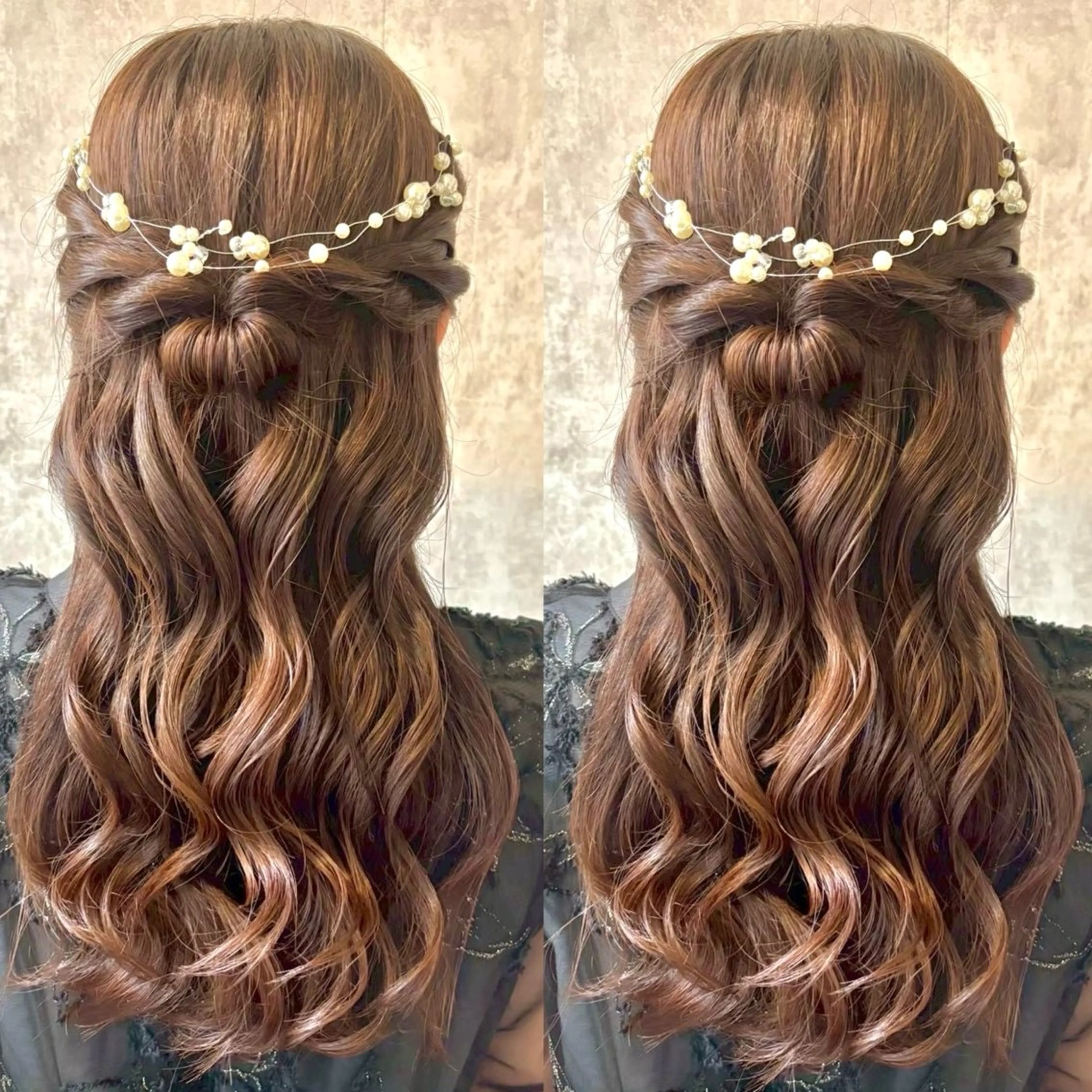 セミロング ヘアアレンジ ヘアセット ヘアメ🎀エクステ 🪽横浜/しほ🧸のヘアスタイル